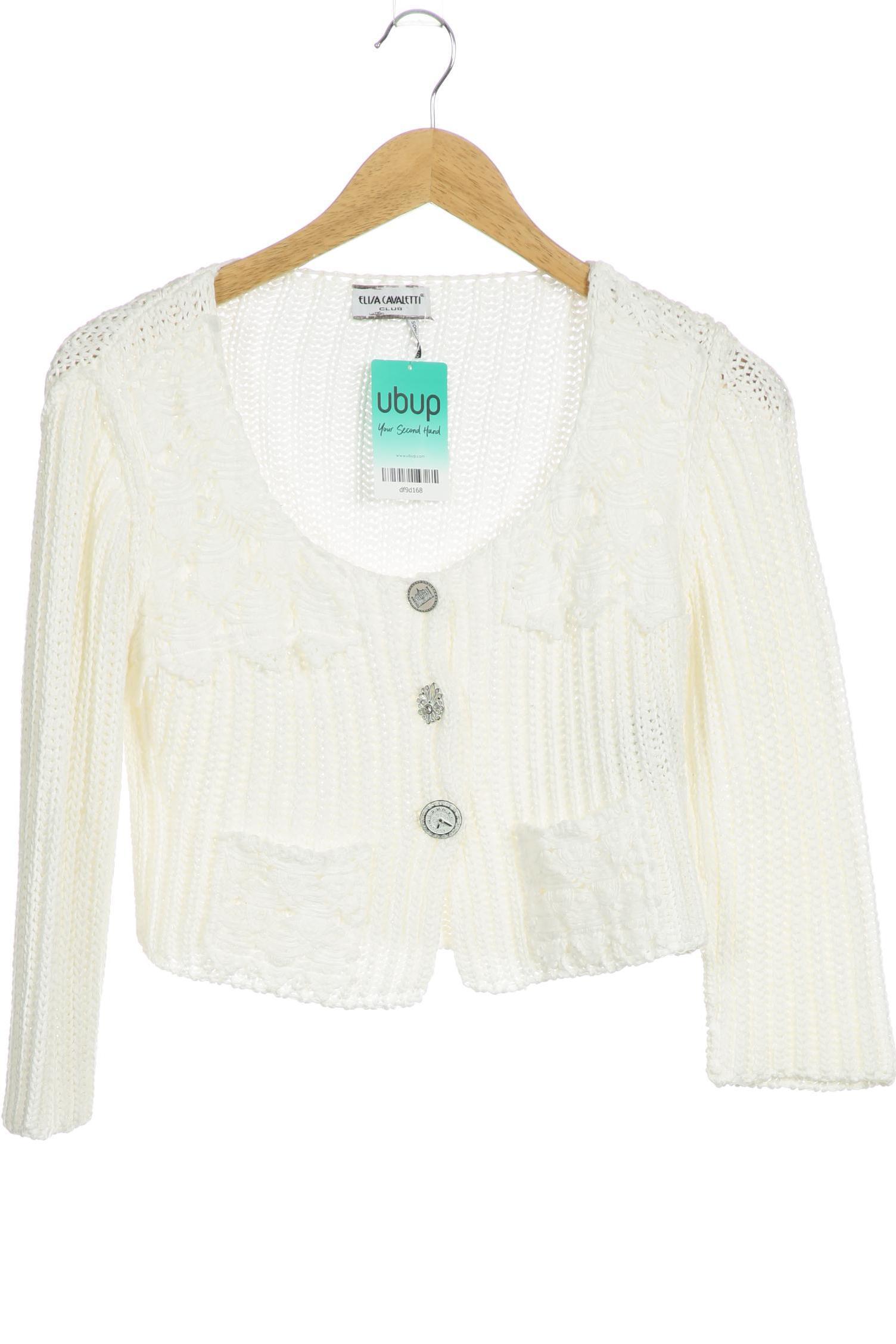 

Elisa Cavaletti Damen Strickjacke, weiß, Gr.