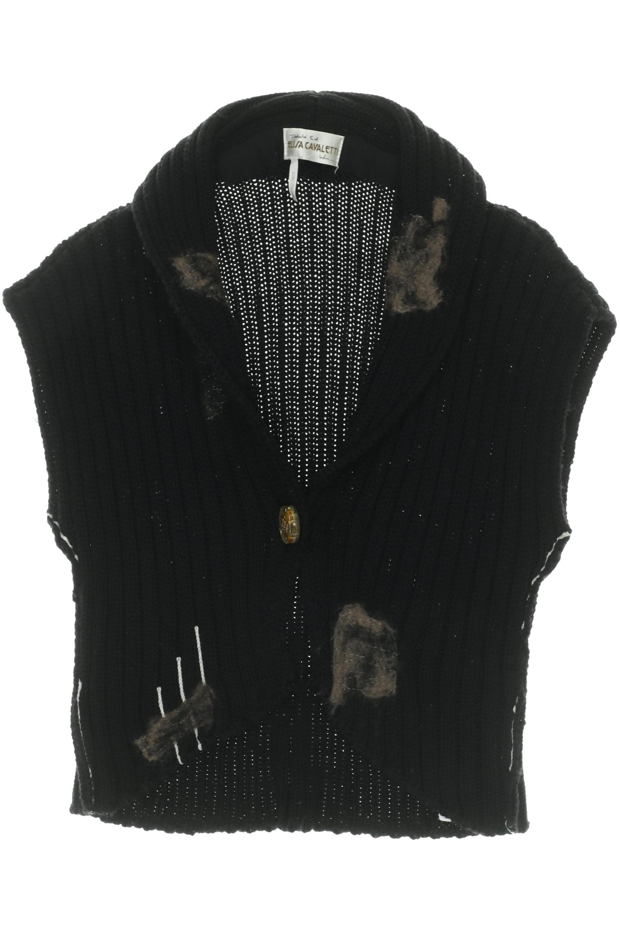 

Elisa Cavaletti Damen Strickjacke, schwarz, Gr.