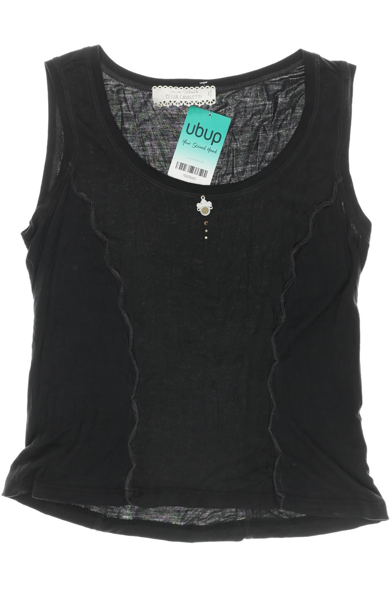 

Elisa Cavaletti Damen Top, schwarz, Gr.