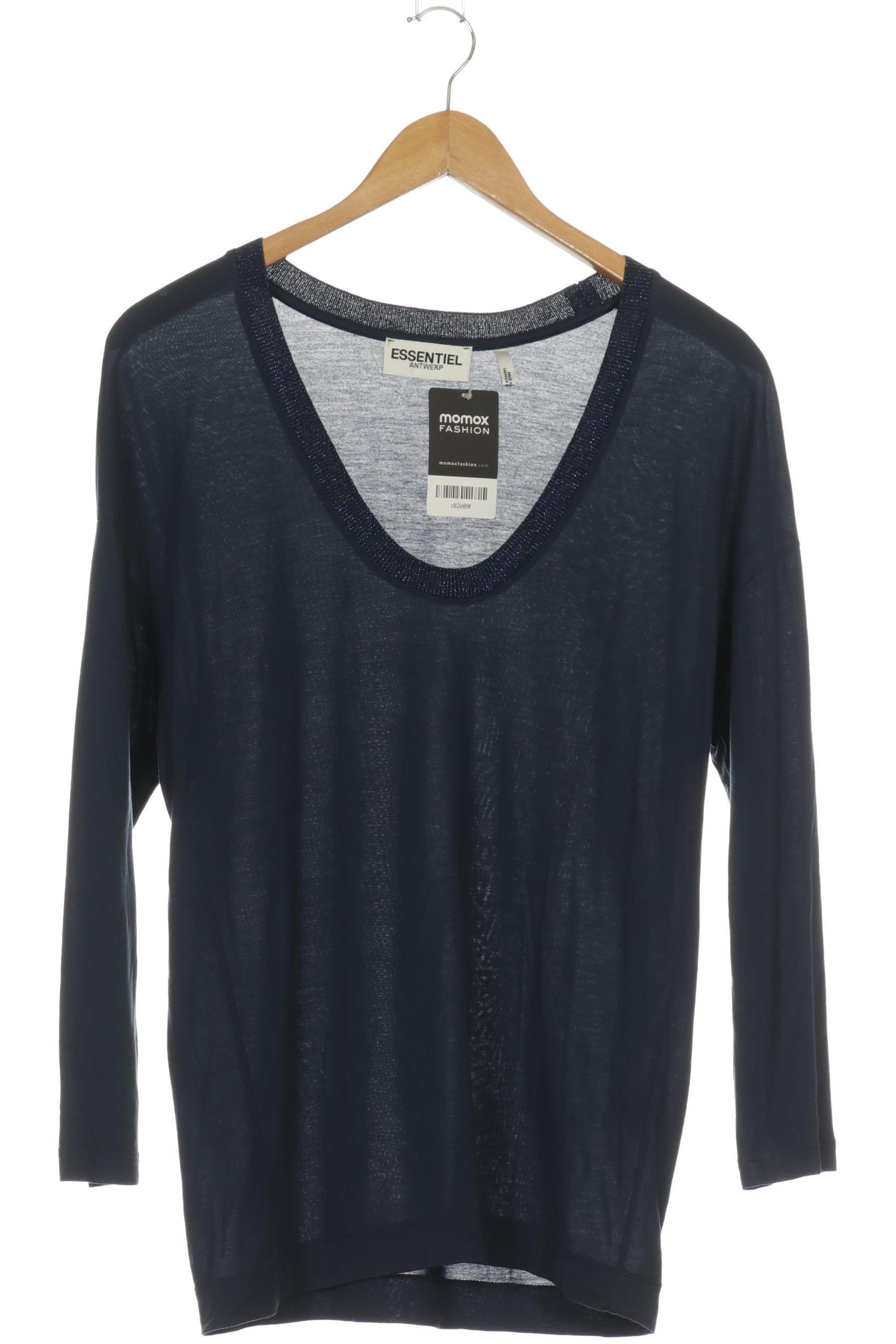 

Essentiel Antwerp Damen Langarmshirt, blau, Gr.