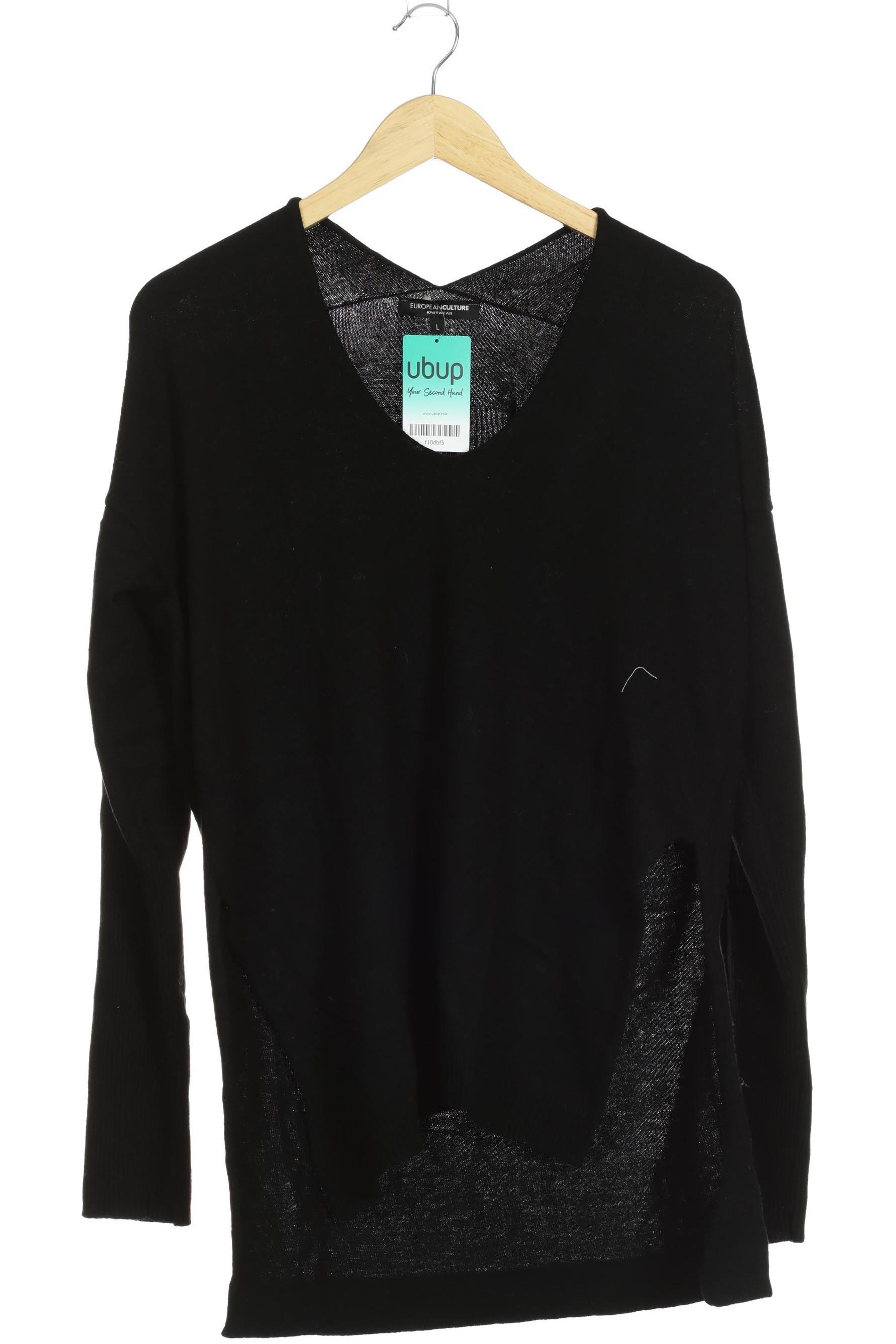 

European Culture Damen Pullover, schwarz, Gr.