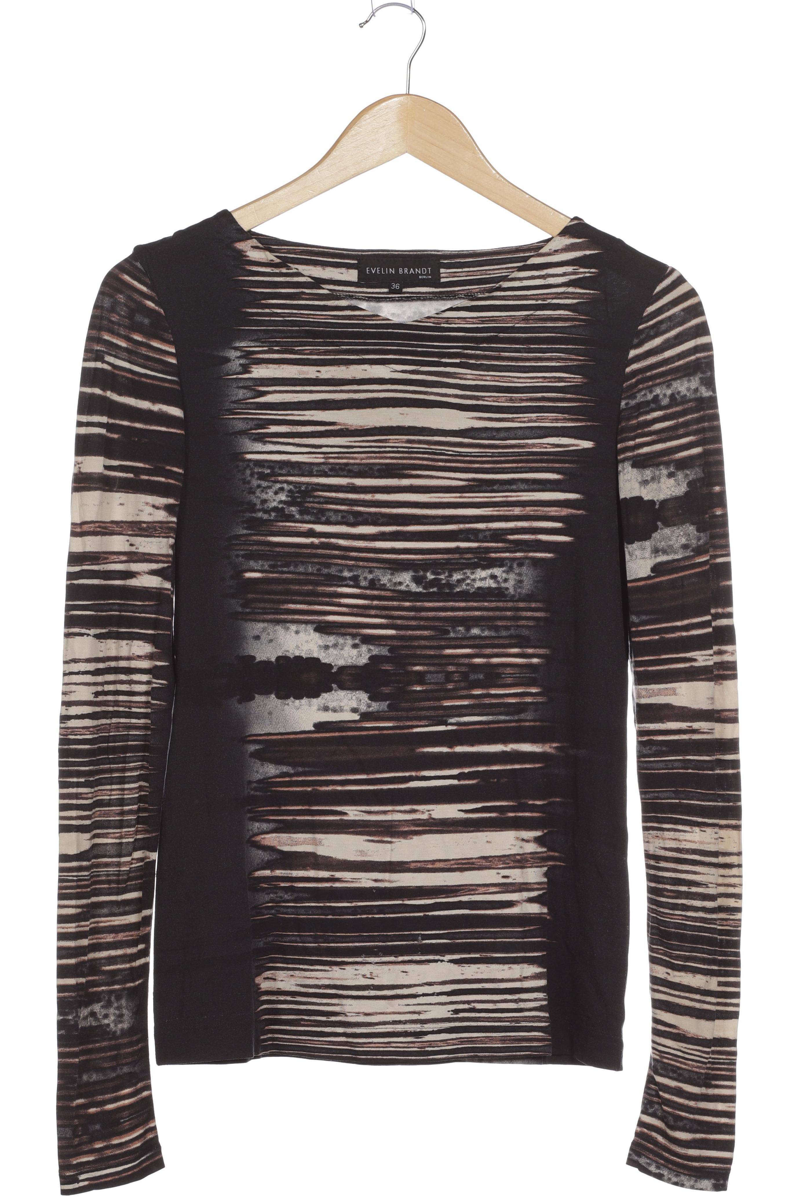 

Evelin Brandt Berlin Damen Langarmshirt, schwarz, Gr. 36