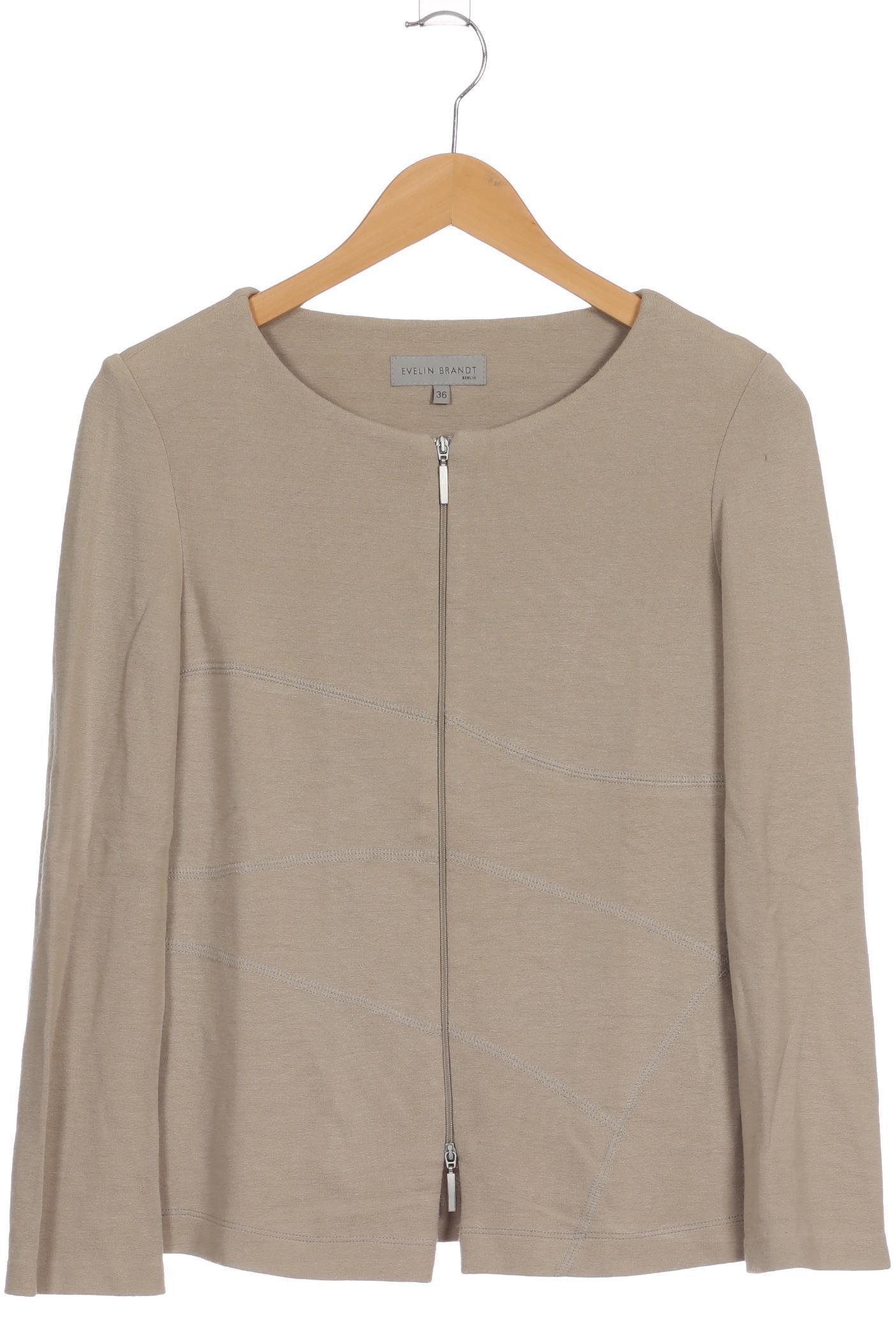 

Evelin Brandt Berlin Damen Strickjacke, braun, Gr. 36
