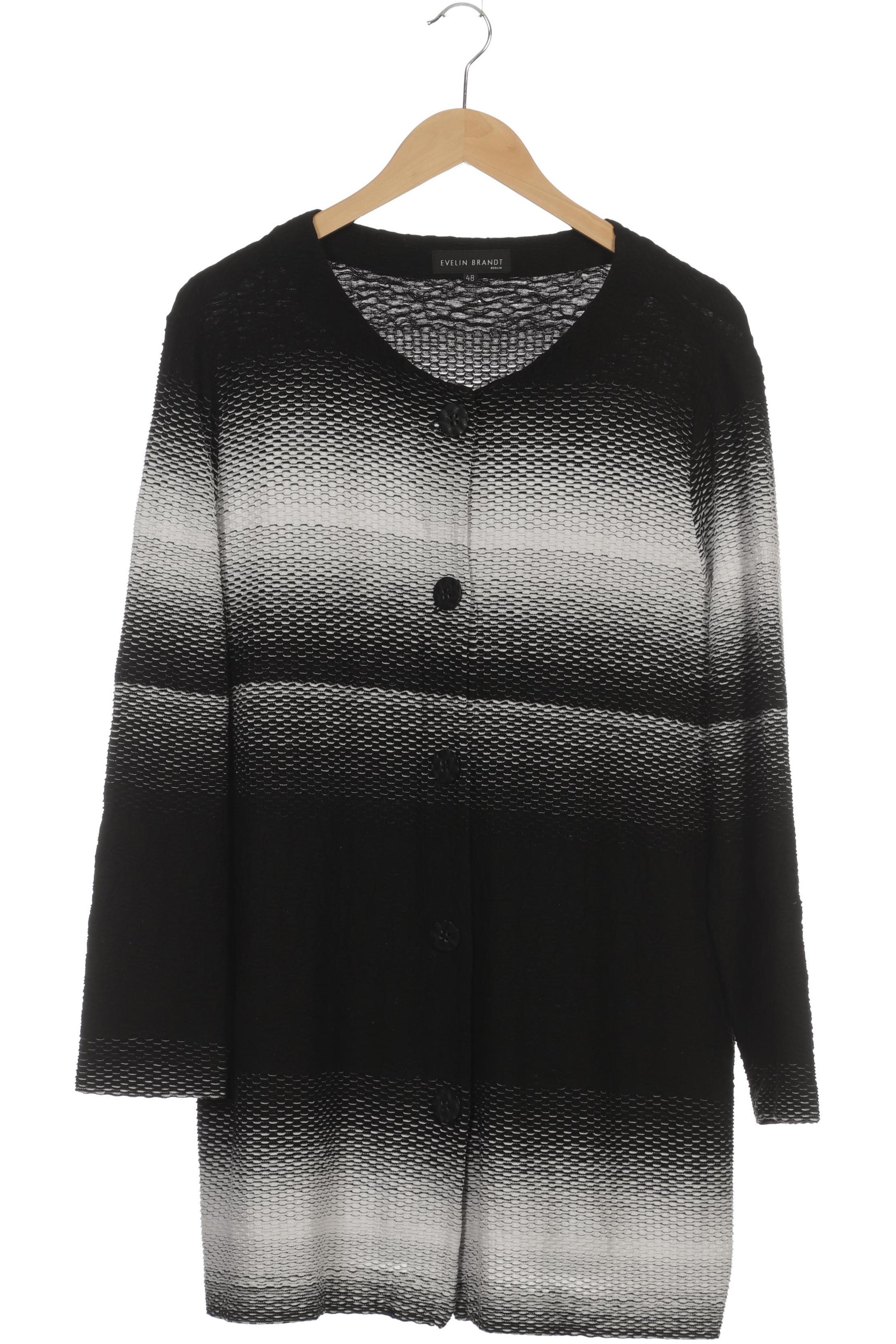 

Evelin Brandt Berlin Damen Strickjacke, schwarz, Gr. 48
