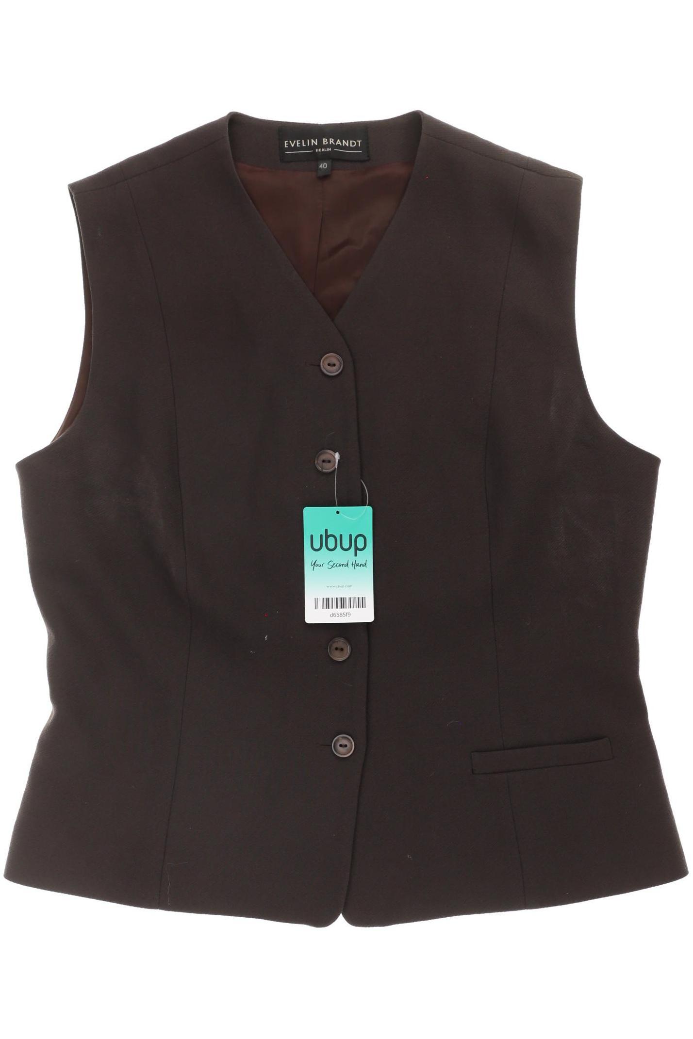 

Evelin Brandt Berlin Damen Weste, braun, Gr. 40