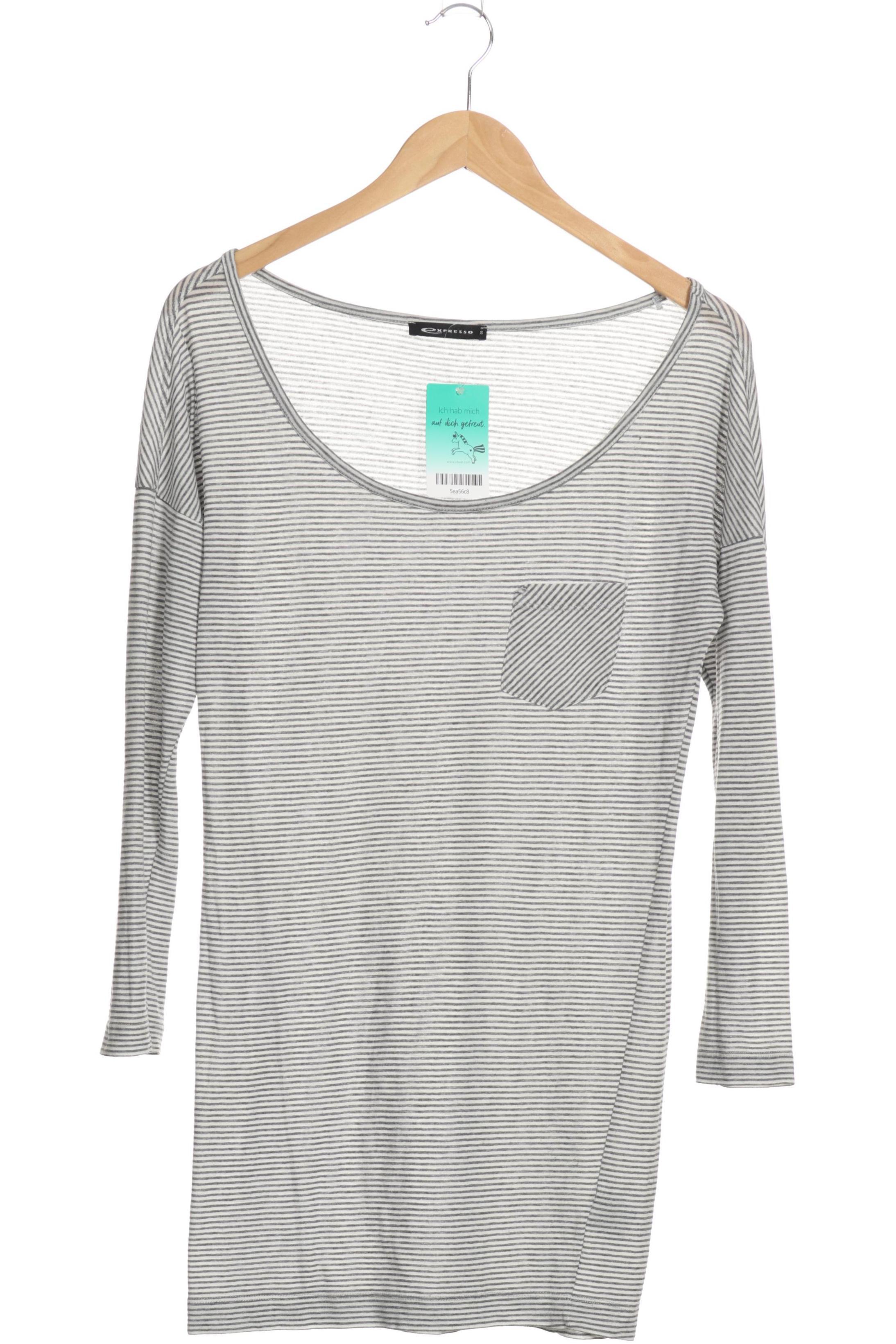 

Expresso Damen Langarmshirt, grau, Gr.