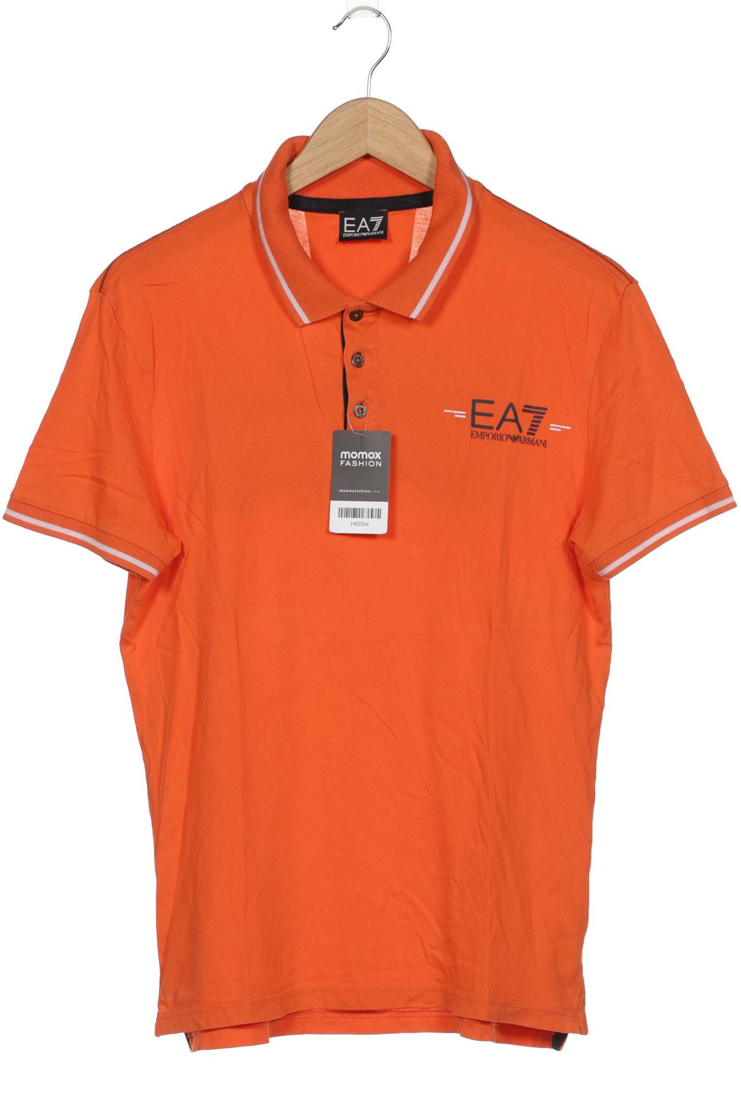 

EA7 Emporio Armani Herren Poloshirt, orange, Gr. 48