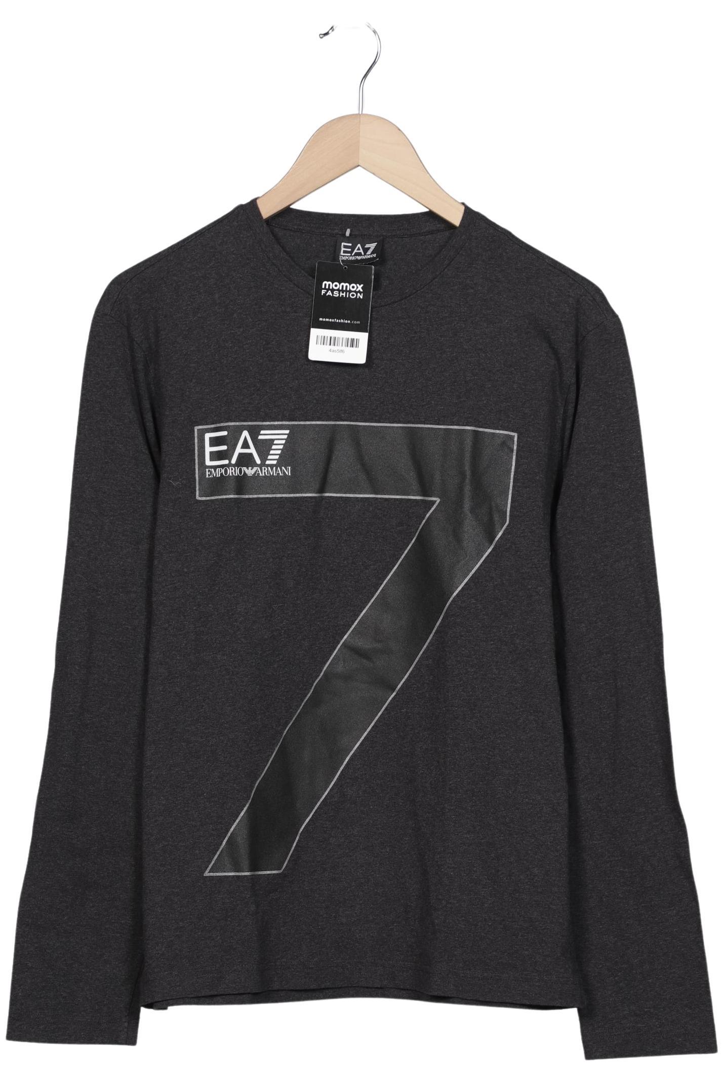 

EA7 Emporio Armani Herren Langarmshirt, grau, Gr. 48
