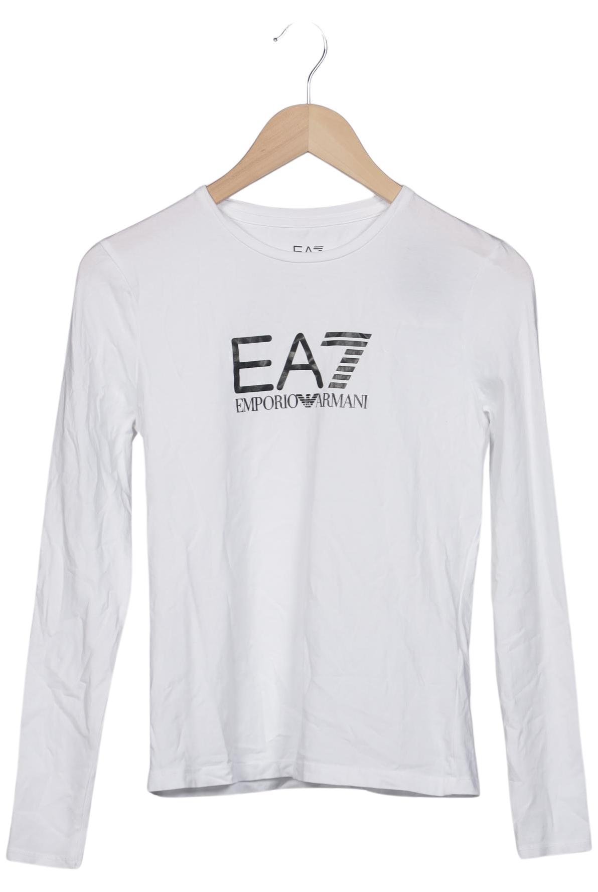 

EA7 Emporio Armani Damen Langarmshirt, weiß, Gr. 36