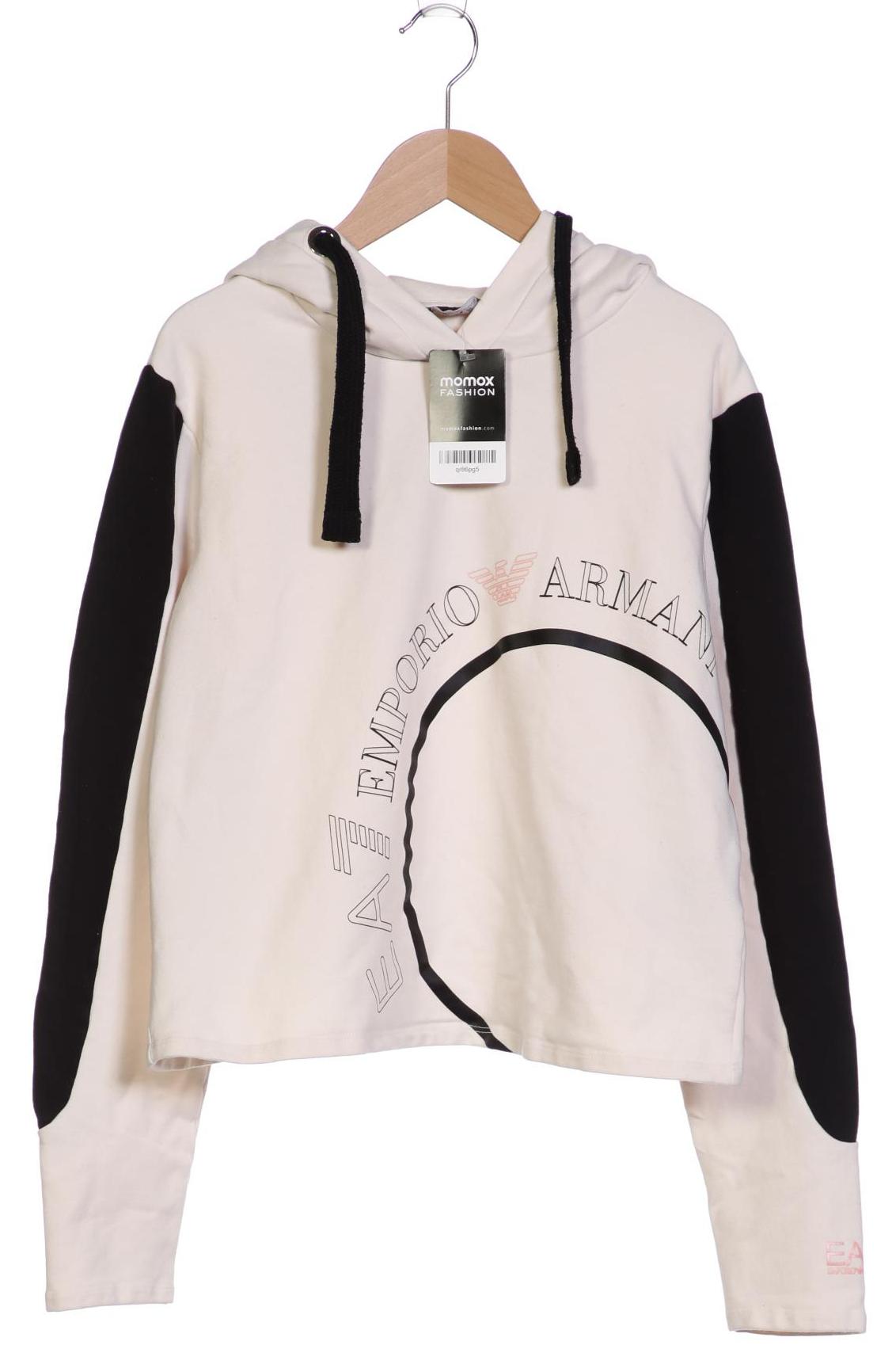 

EA7 EMPORIO ARMANI Damen Kapuzenpullover, cremeweiß
