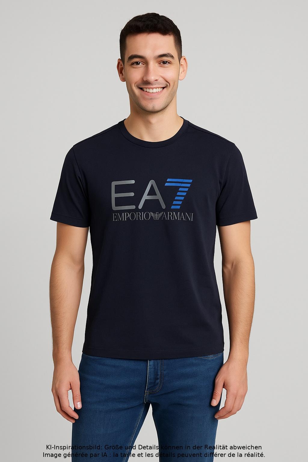 

EA7 Emporio Armani Herren T-Shirt, marineblau, Gr. 48
