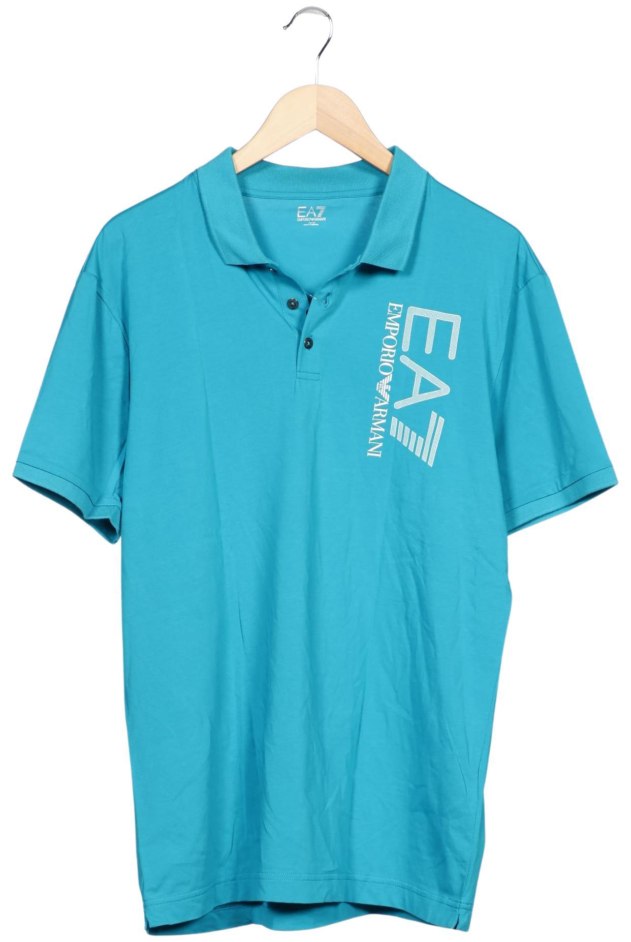 Thumbnail - EA7 Emporio Armani Herren Poloshirt, türkis, Gr. 58