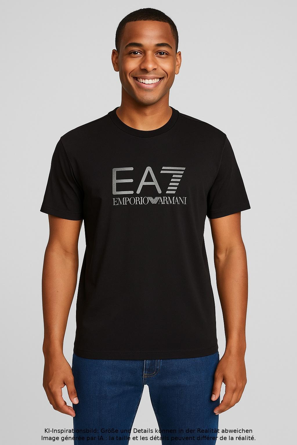 

EA7 Emporio Armani Herren T-Shirt, schwarz, Gr. 56