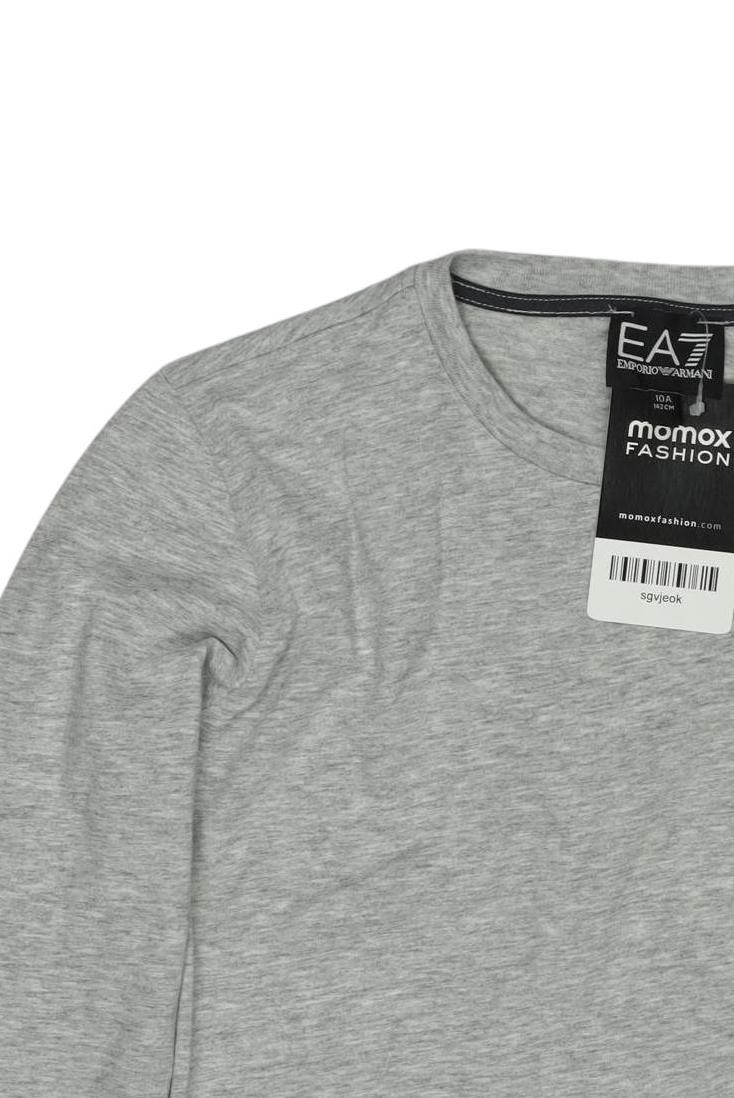 Thumbnail - EA7 Emporio Armani Jungen Langarmshirt, grau, Gr. 140