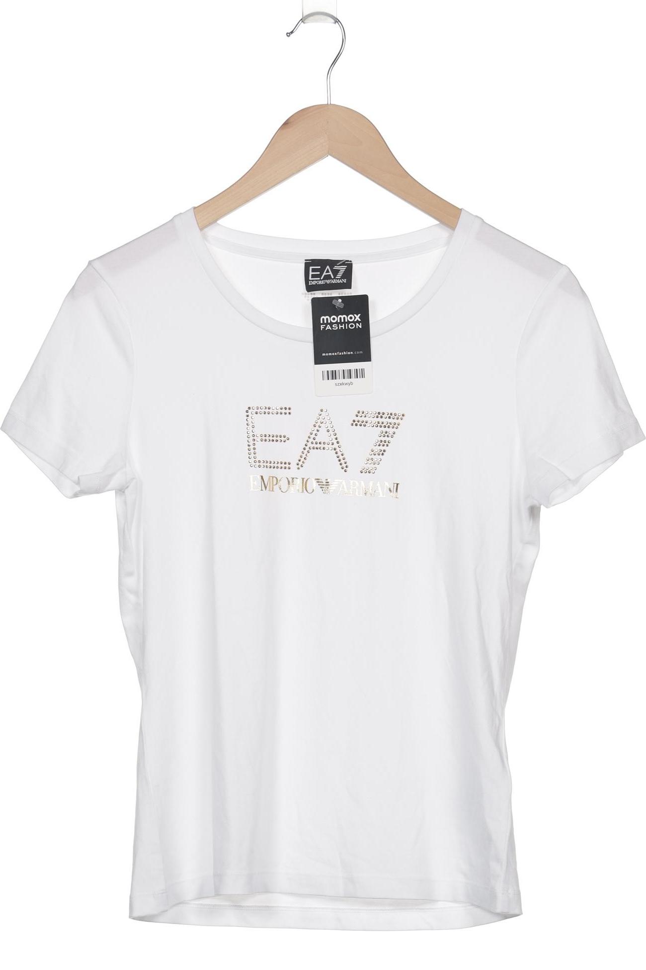 

EA7 Emporio Armani Damen T-Shirt, weiß, Gr. 36