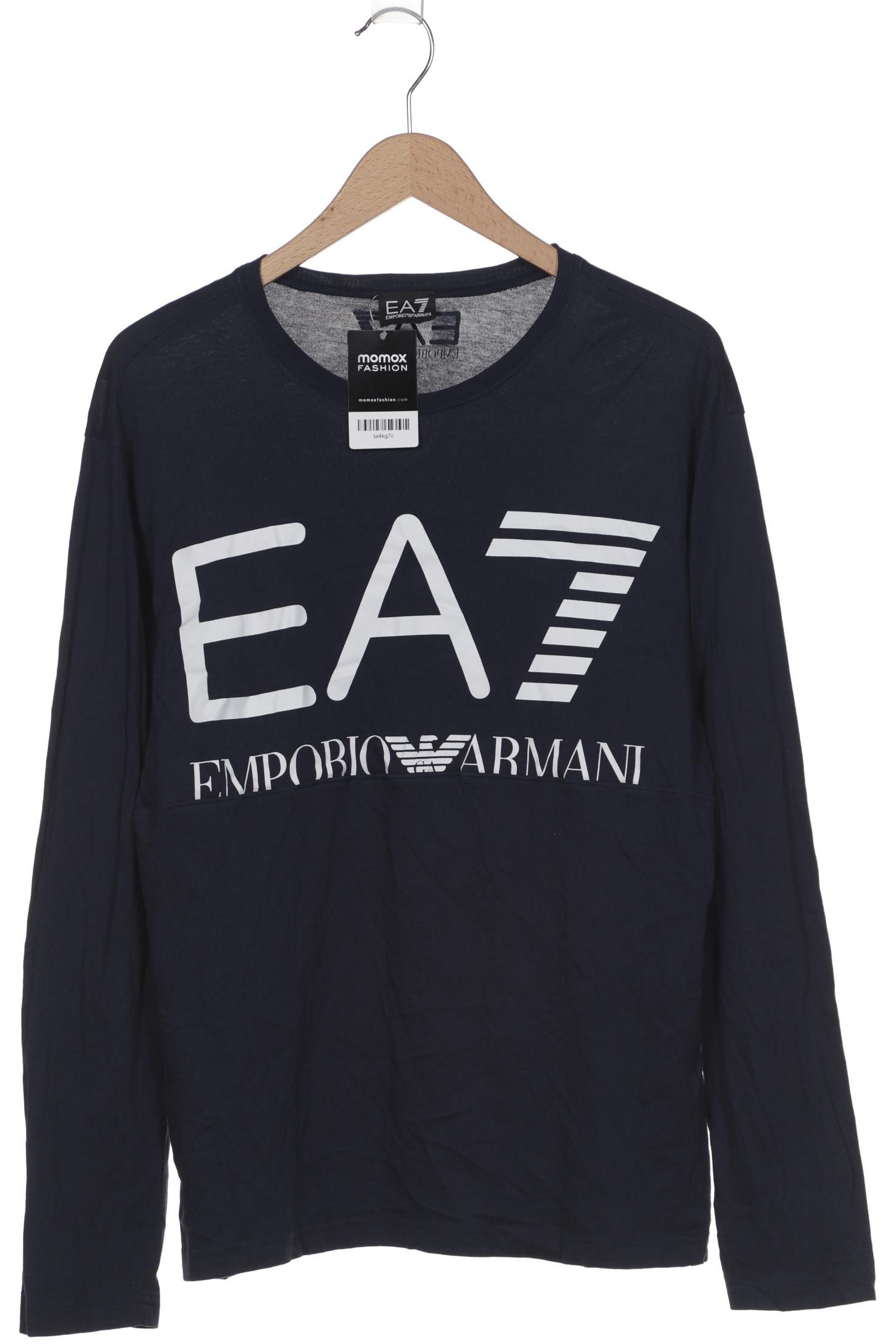 

EA7 Emporio Armani Herren Langarmshirt, marineblau, Gr. 56