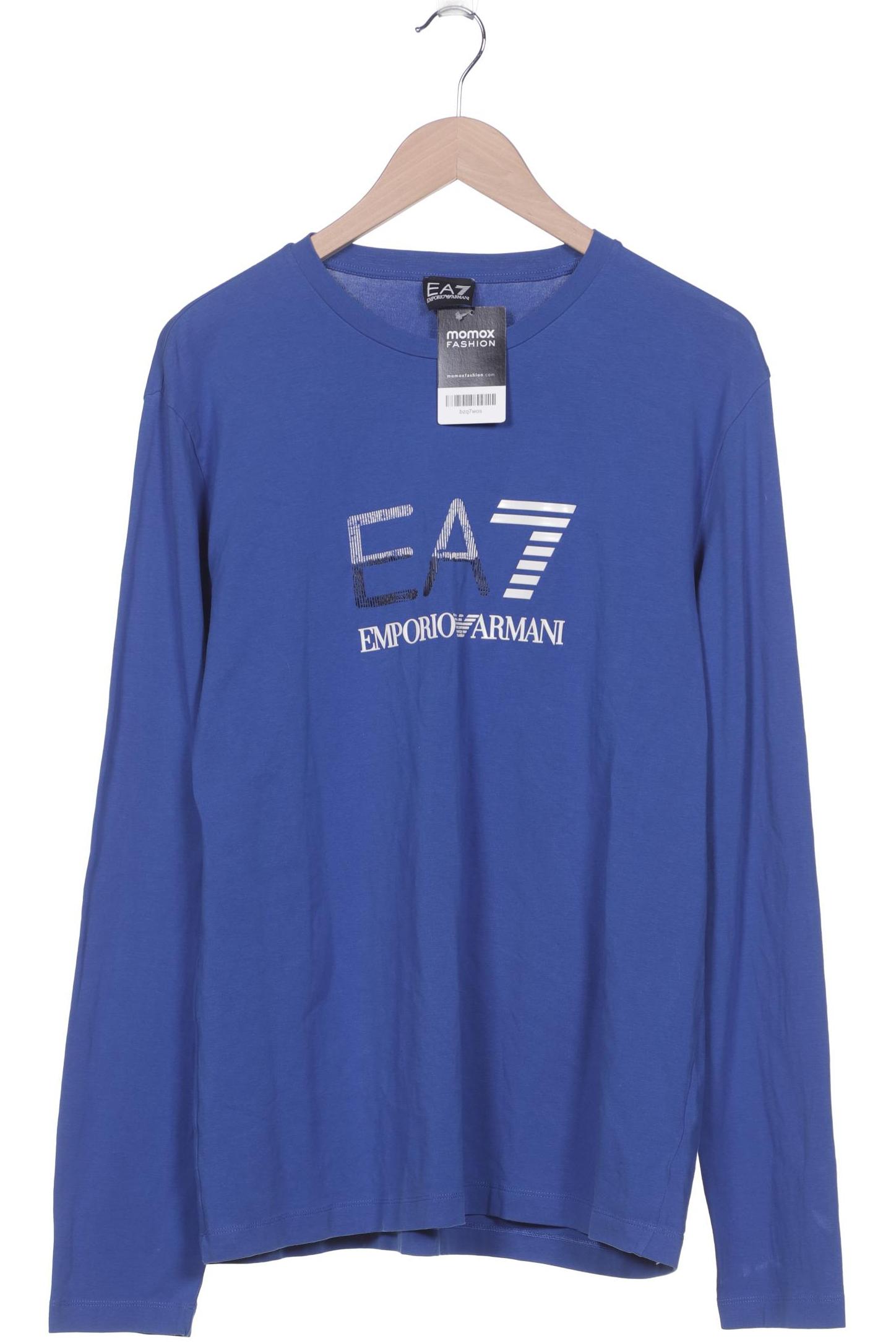 

EA7 Emporio Armani Herren Langarmshirt, blau, Gr. 58
