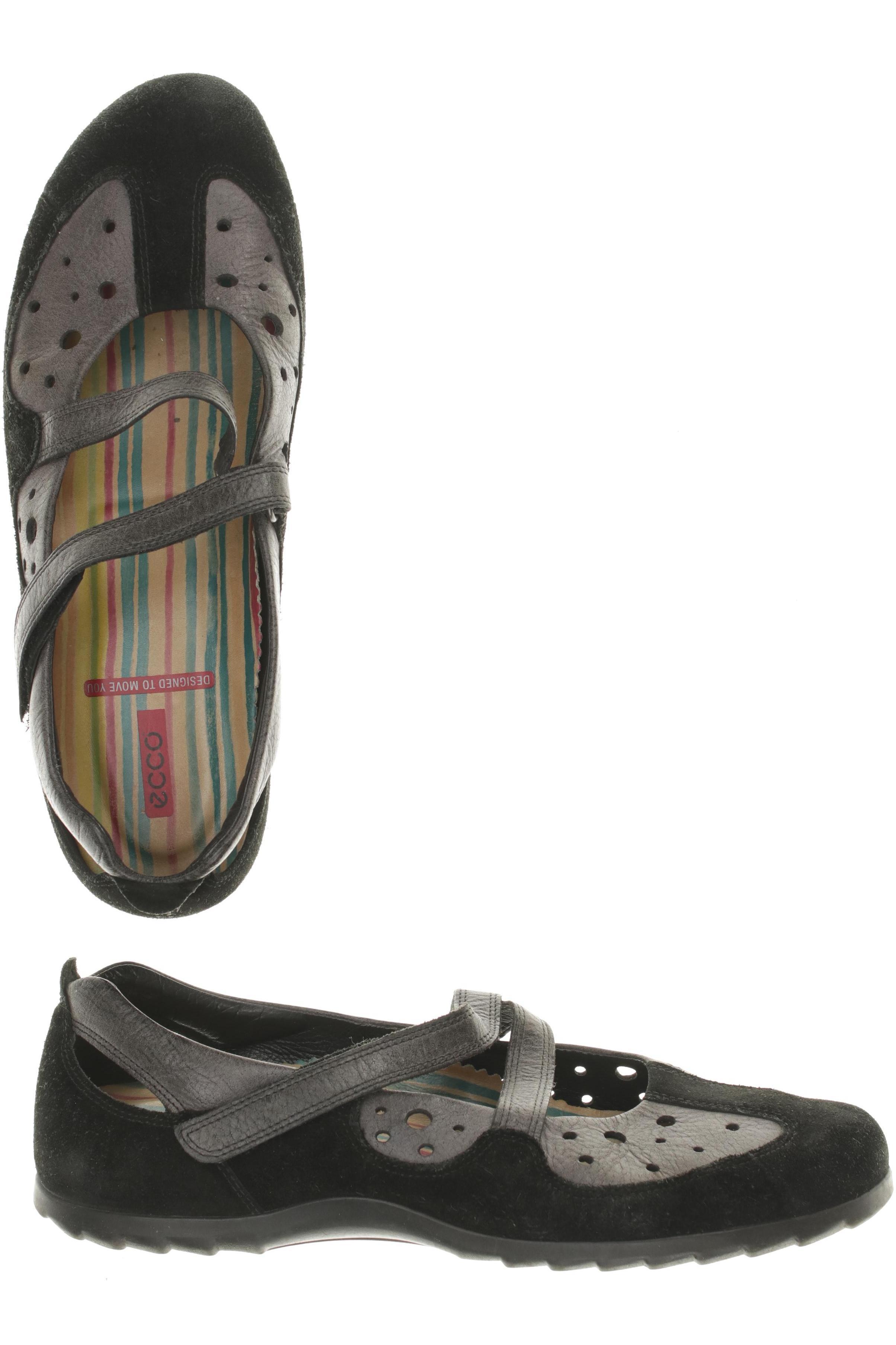 

Ecco Damen Ballerinas, schwarz, Gr. 43