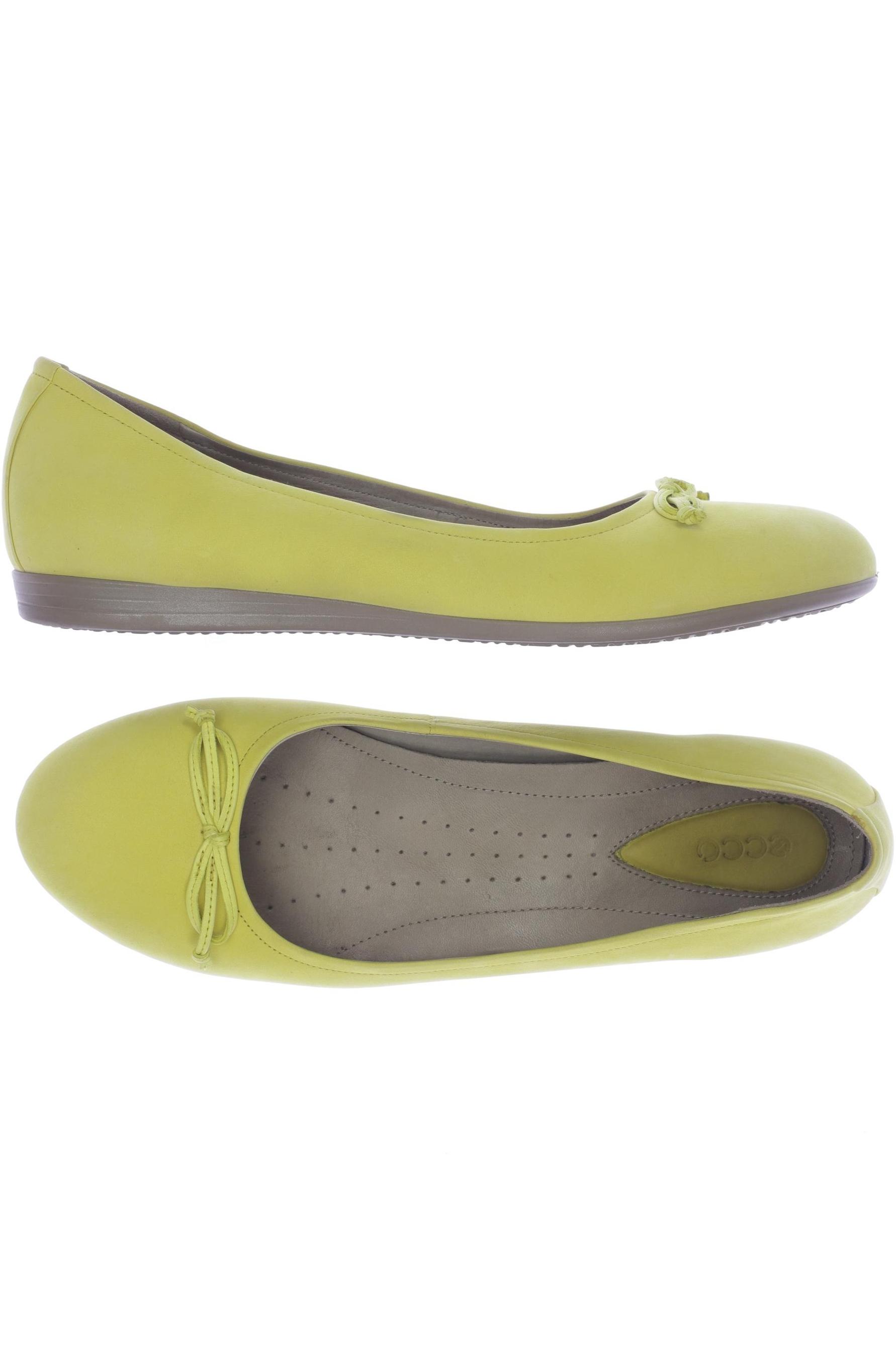 

Ecco Damen Ballerinas, gelb, Gr. 41