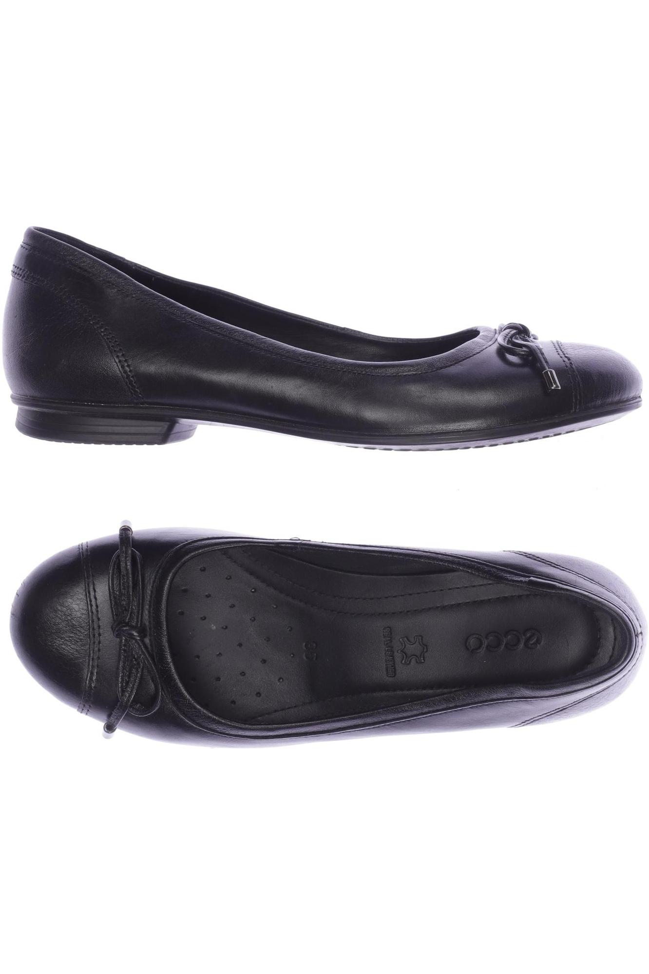 

Ecco Damen Ballerinas, schwarz