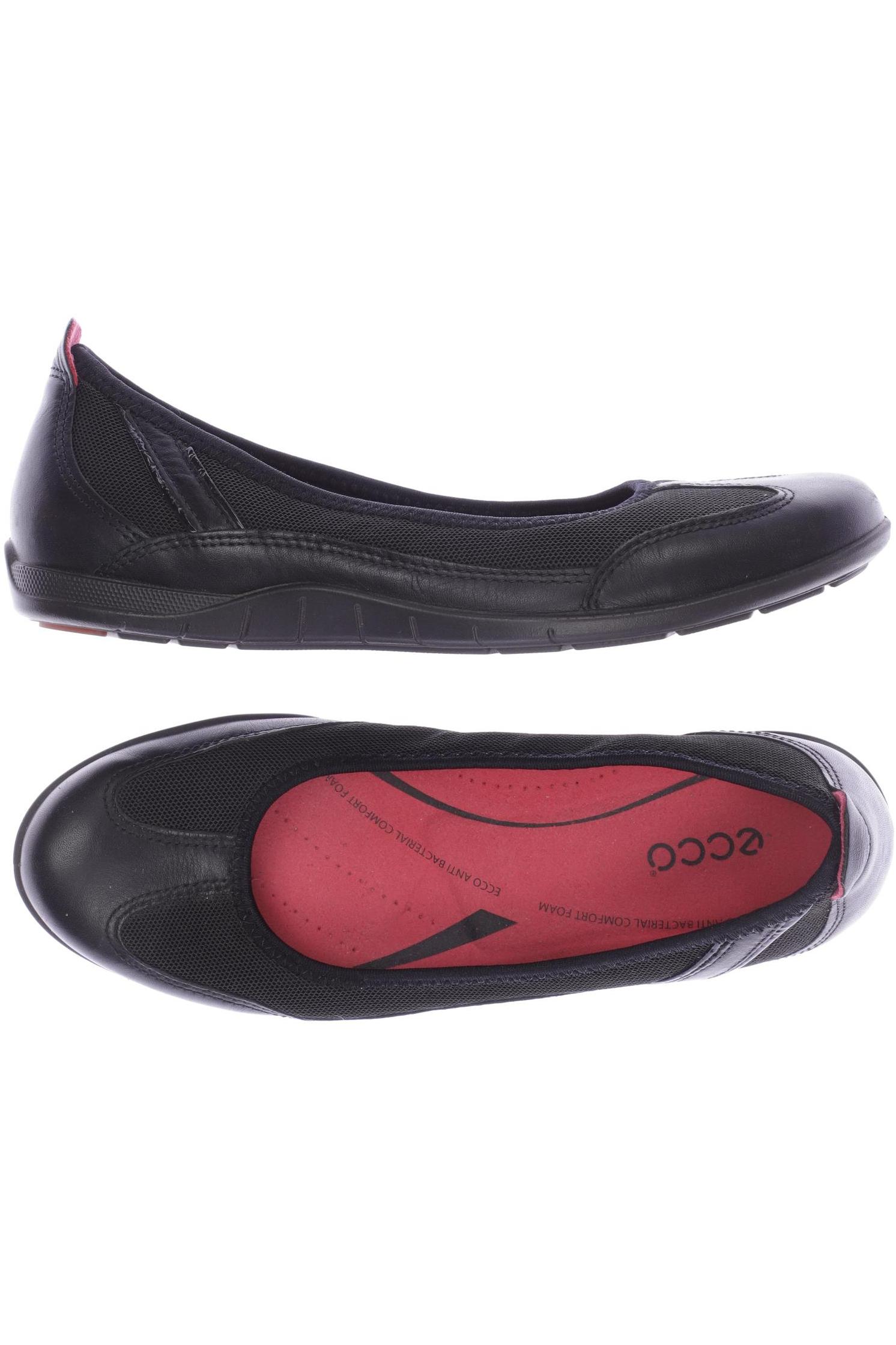 

Ecco Damen Ballerinas, schwarz