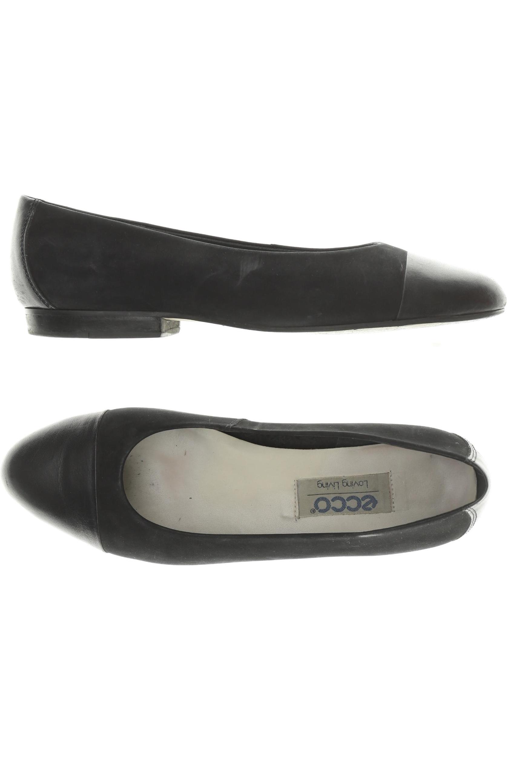 

Ecco Damen Ballerinas, schwarz, Gr. 38
