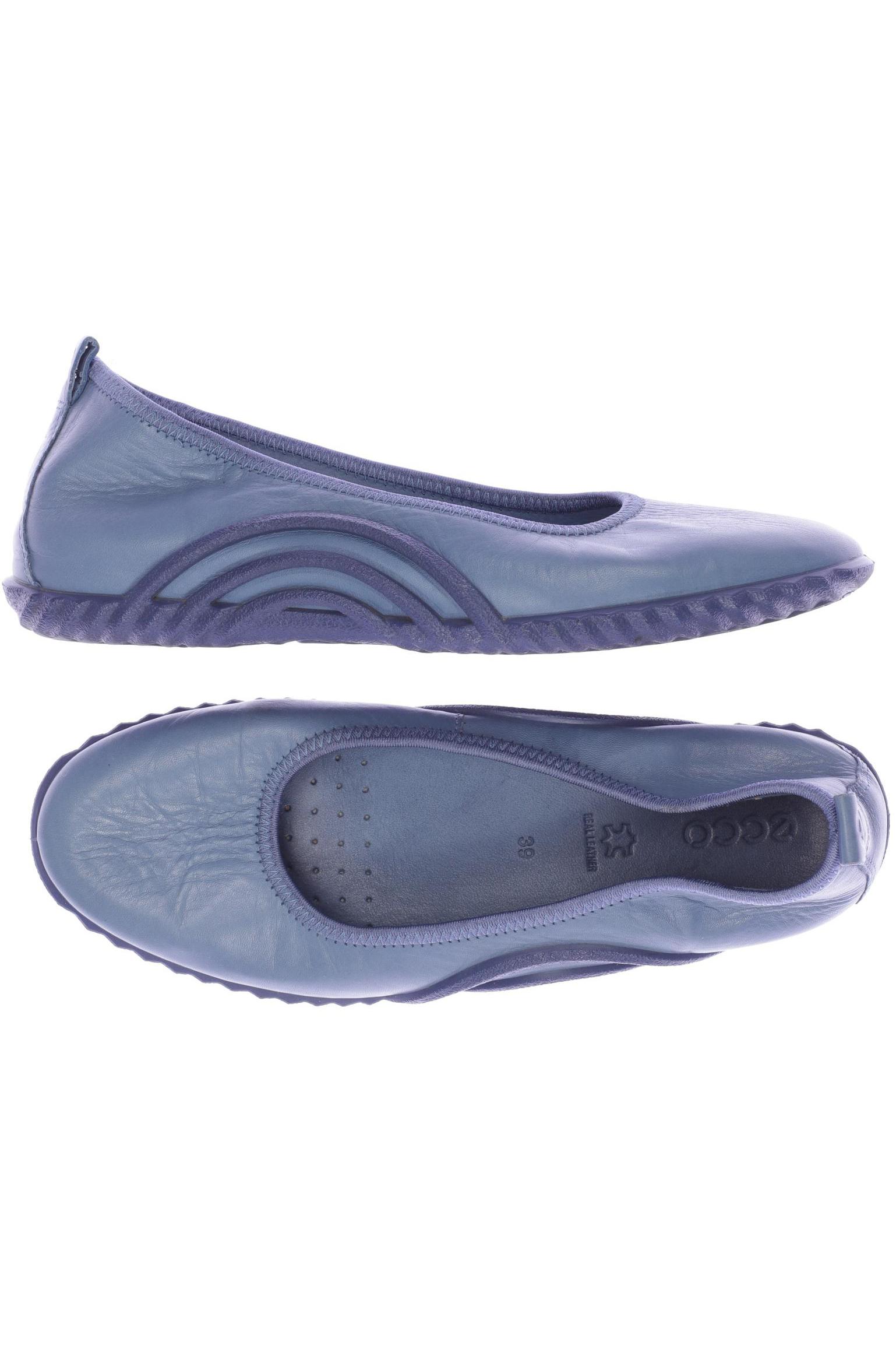 

Ecco Damen Ballerinas, blau, Gr. 39