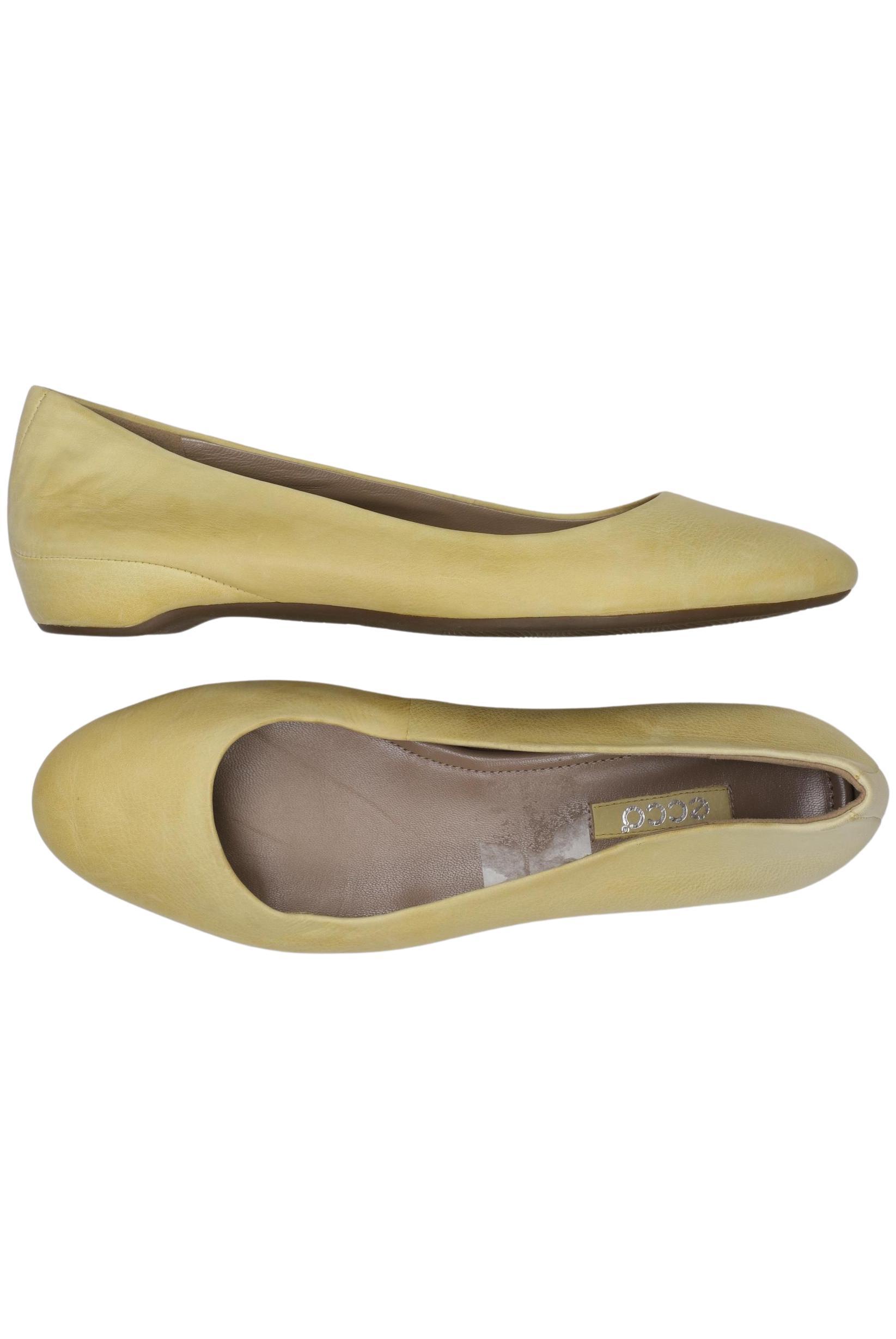 

Ecco Damen Ballerinas, gelb, Gr. 40