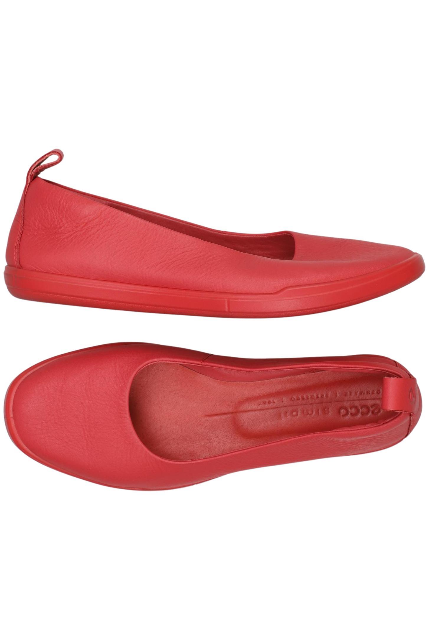 

Ecco Damen Ballerinas, rot, Gr. 37