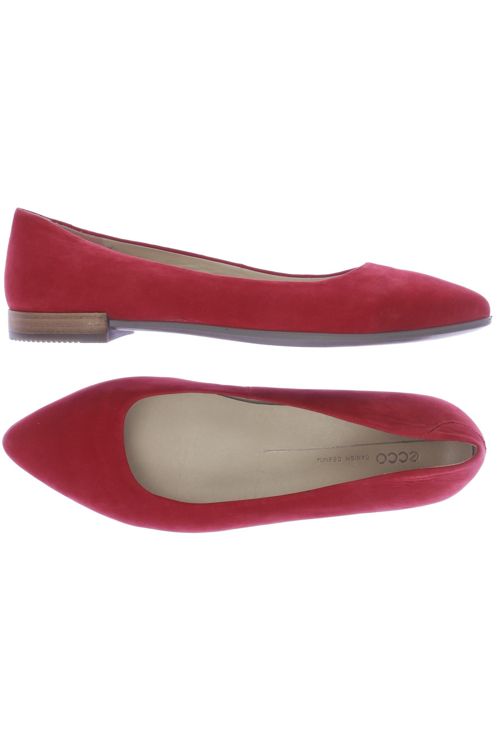 

Ecco Damen Ballerinas, rot