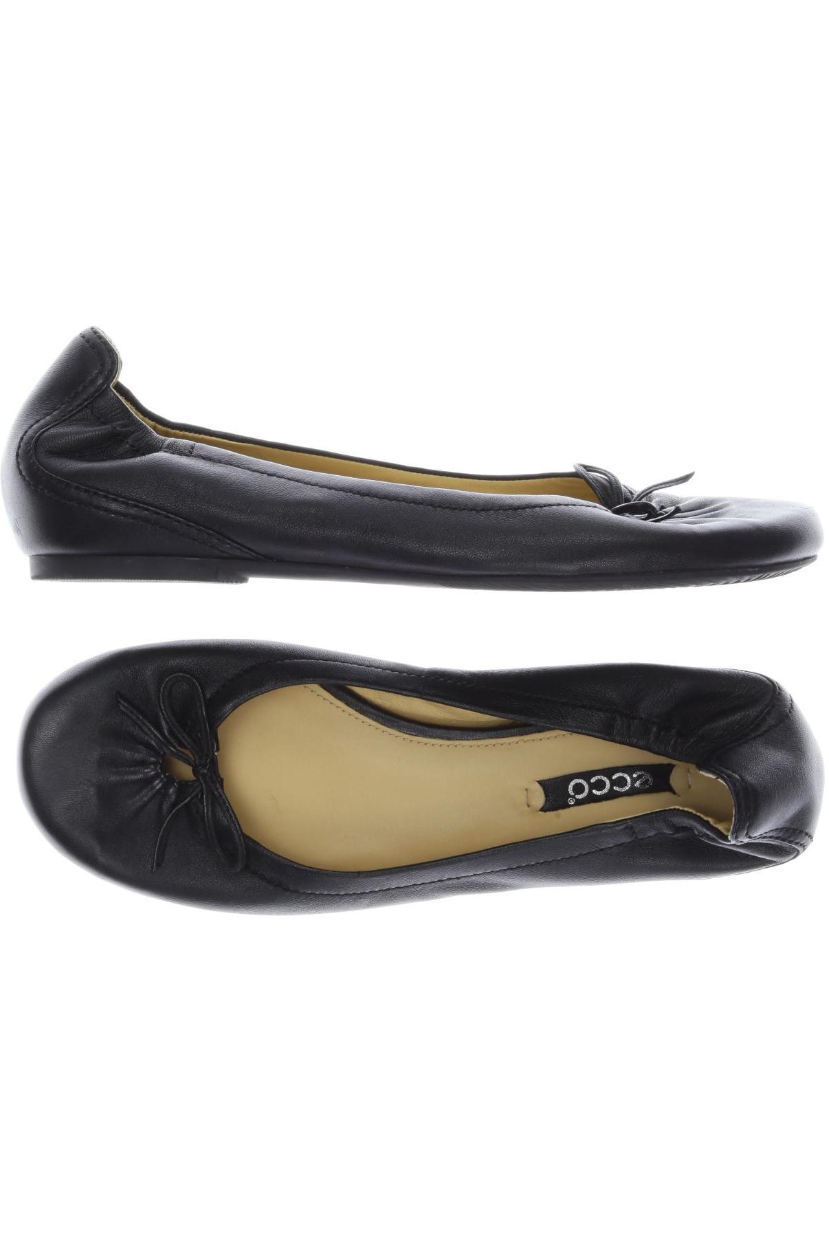 

Ecco Damen Ballerinas, schwarz, Gr. 39