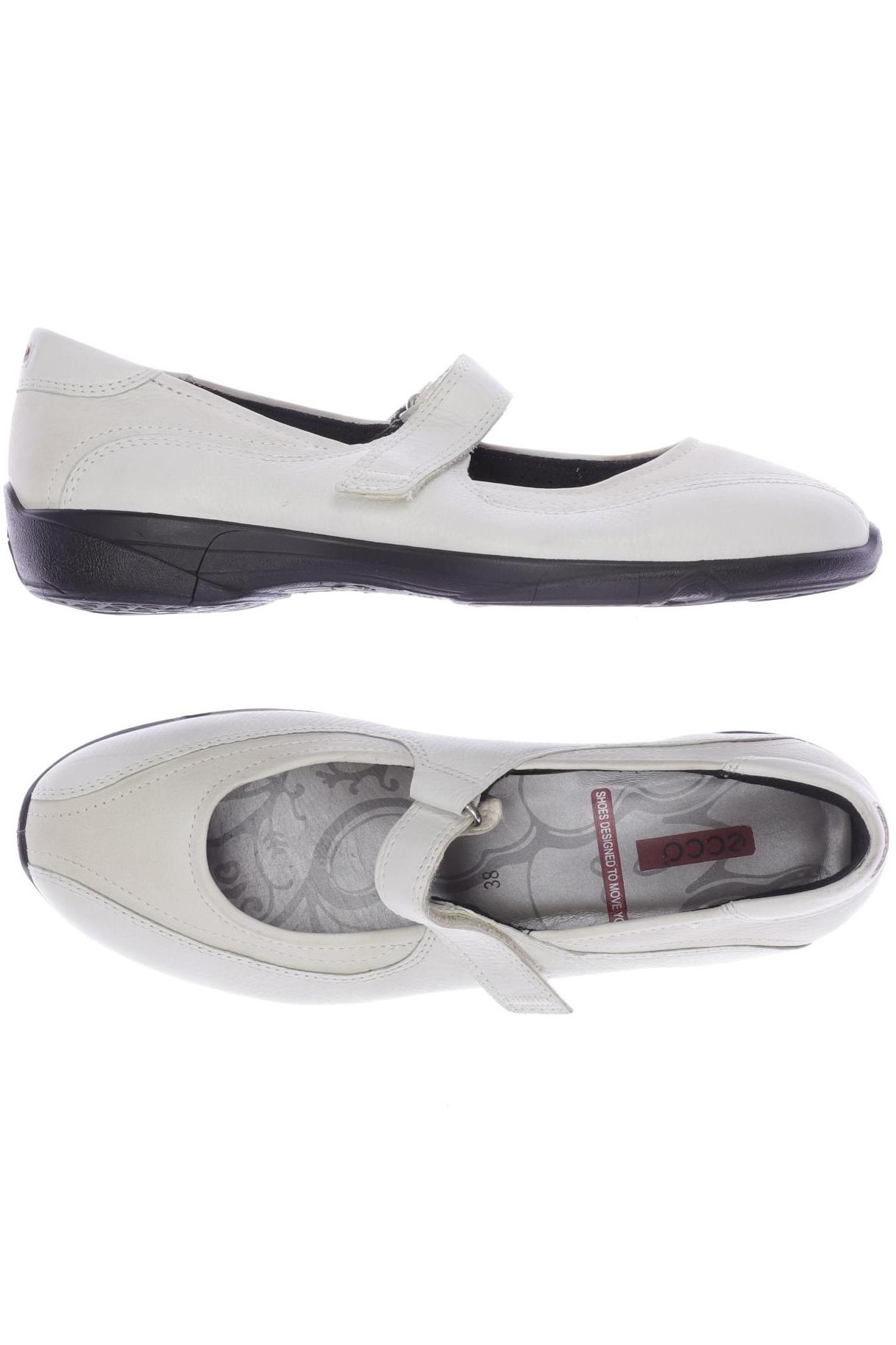 

Ecco Damen Ballerinas, cremeweiß, Gr. 38