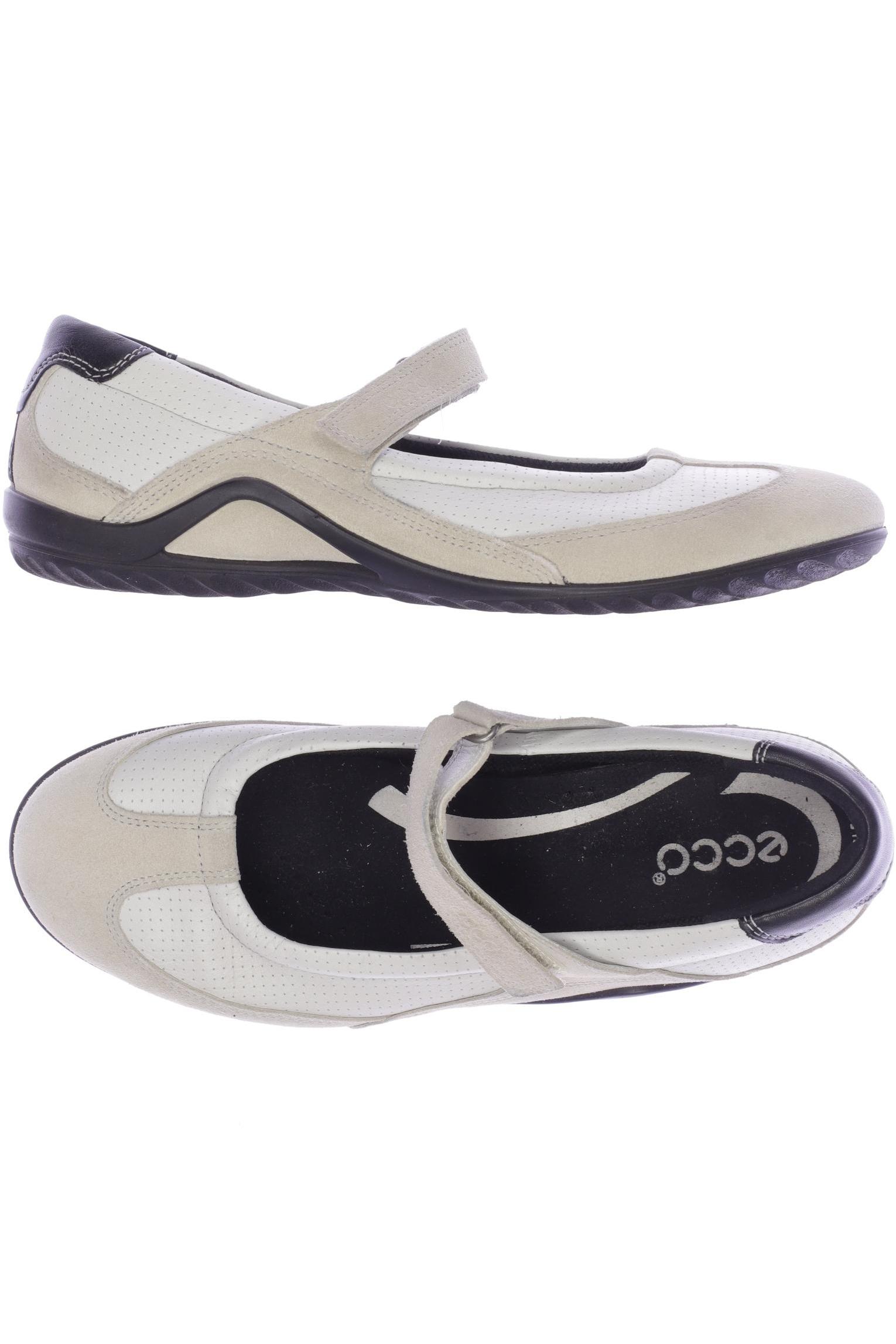 

Ecco Damen Ballerinas, cremeweiß, Gr. 38