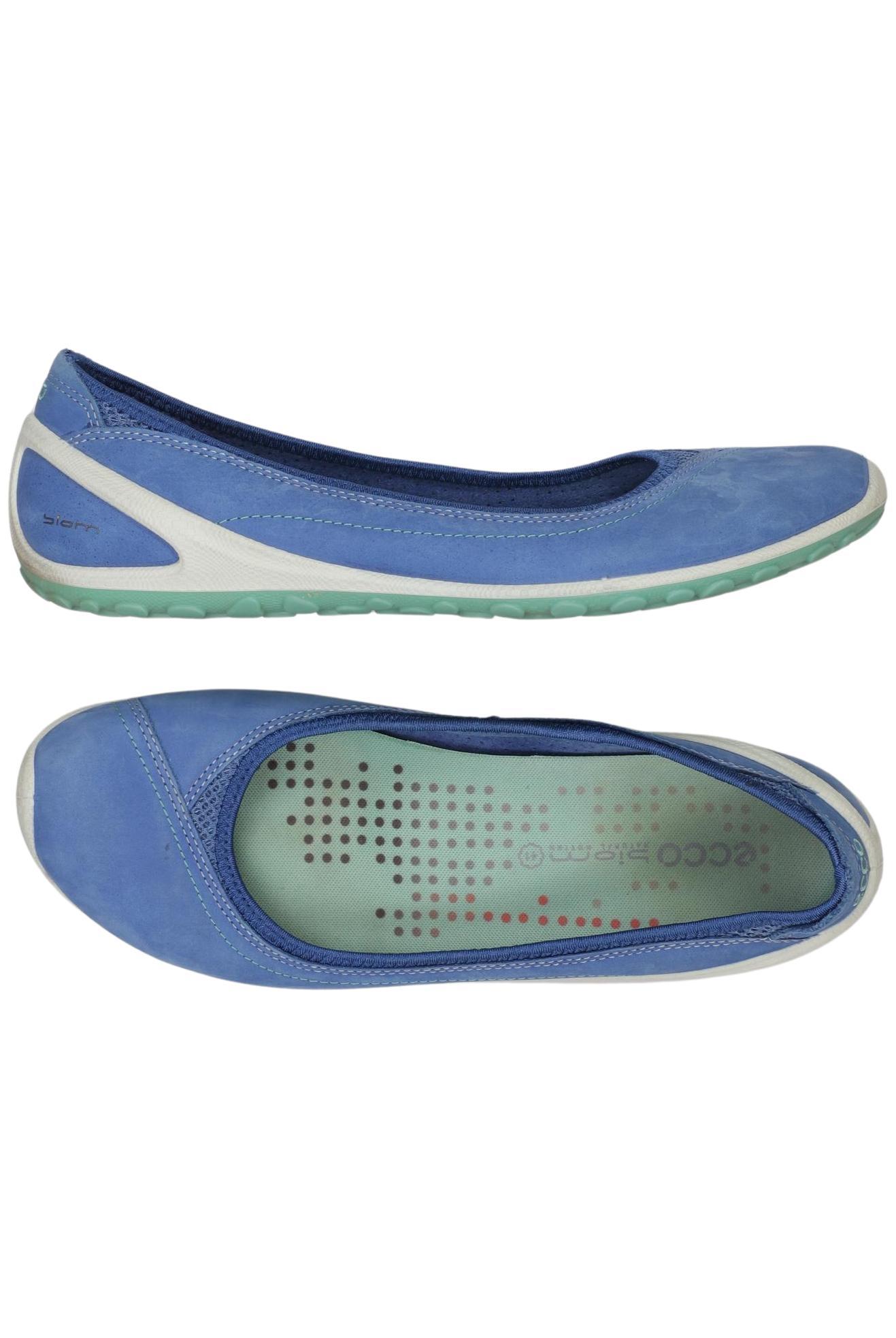 

Ecco Damen Ballerinas, blau, Gr. 41