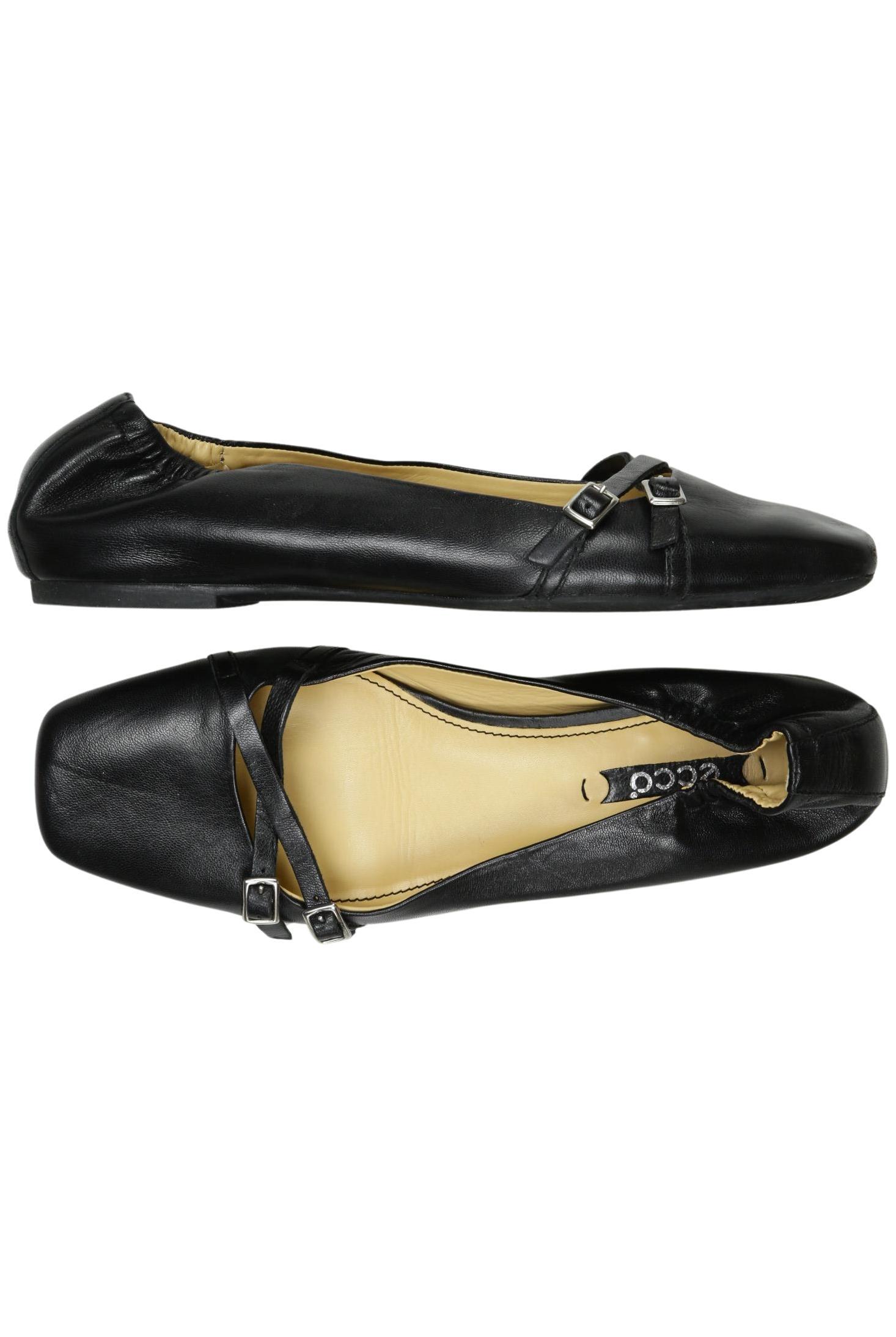 

Ecco Damen Ballerinas, schwarz, Gr. 38