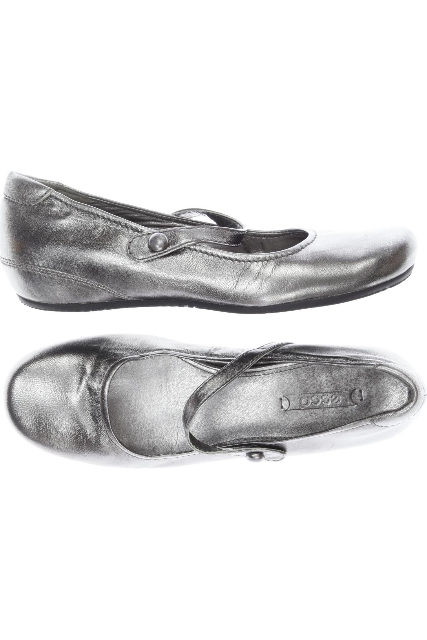 

Ecco Damen Ballerinas, silber, Gr. 40