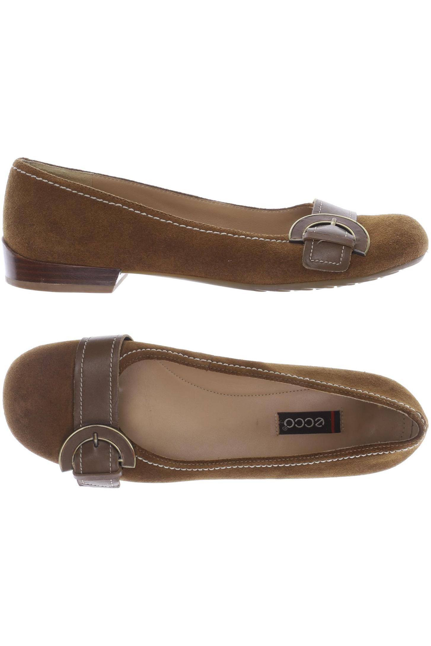 

Ecco Damen Ballerinas, braun, Gr. 39