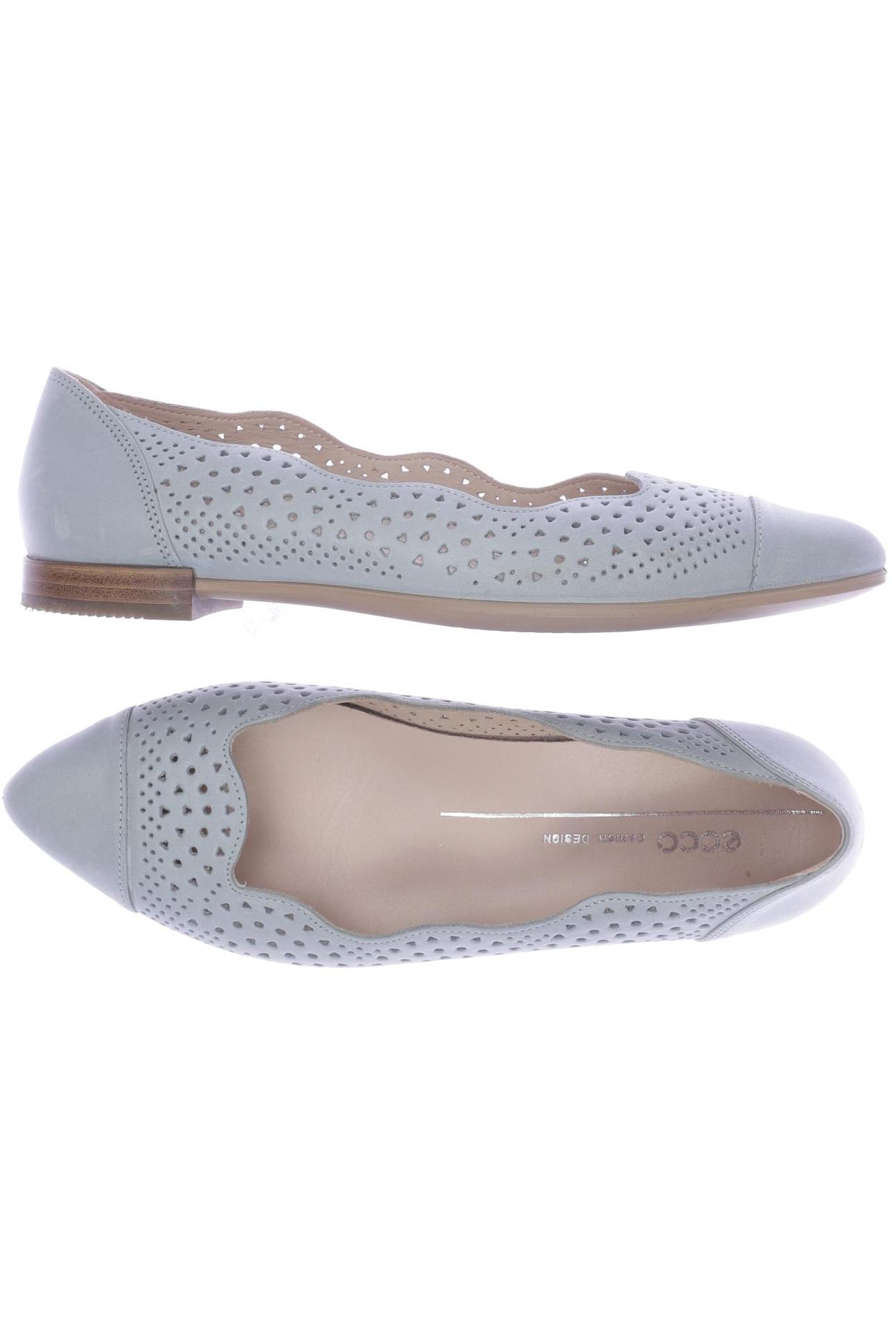

Ecco Damen Ballerinas, hellblau, Gr. 36