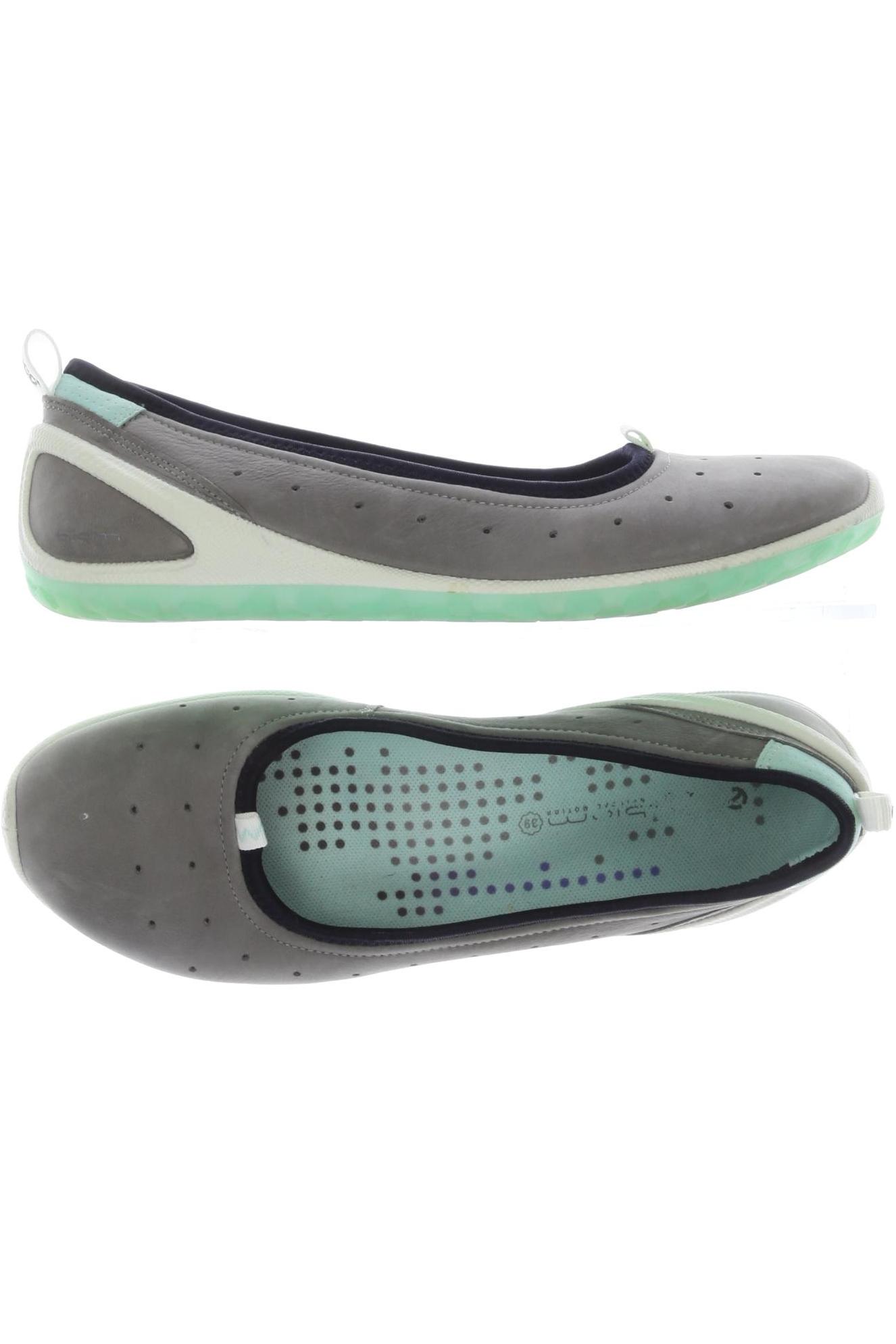 

Ecco Damen Ballerinas, grau, Gr. 39