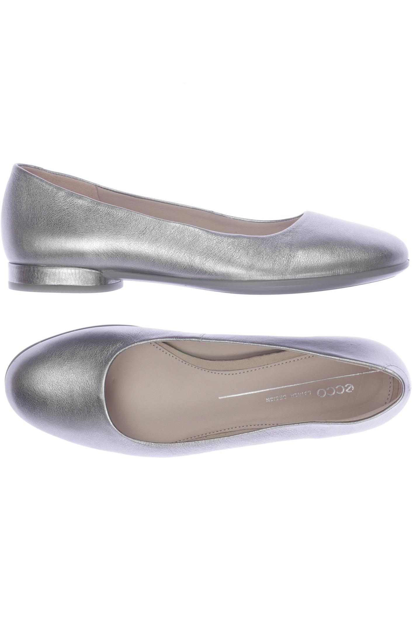 

Ecco Damen Ballerinas, silber, Gr. 39