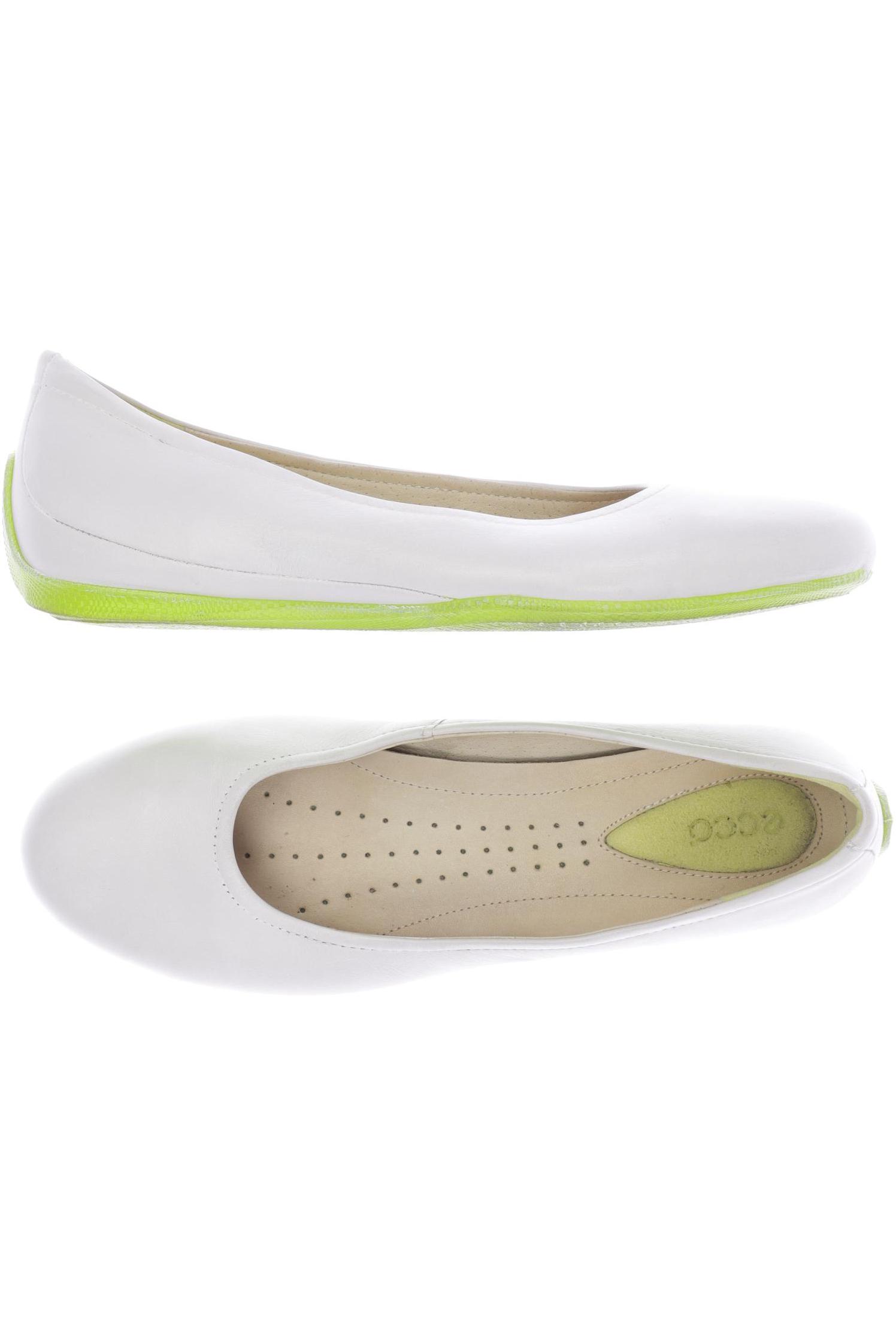 

Ecco Damen Ballerinas, weiß