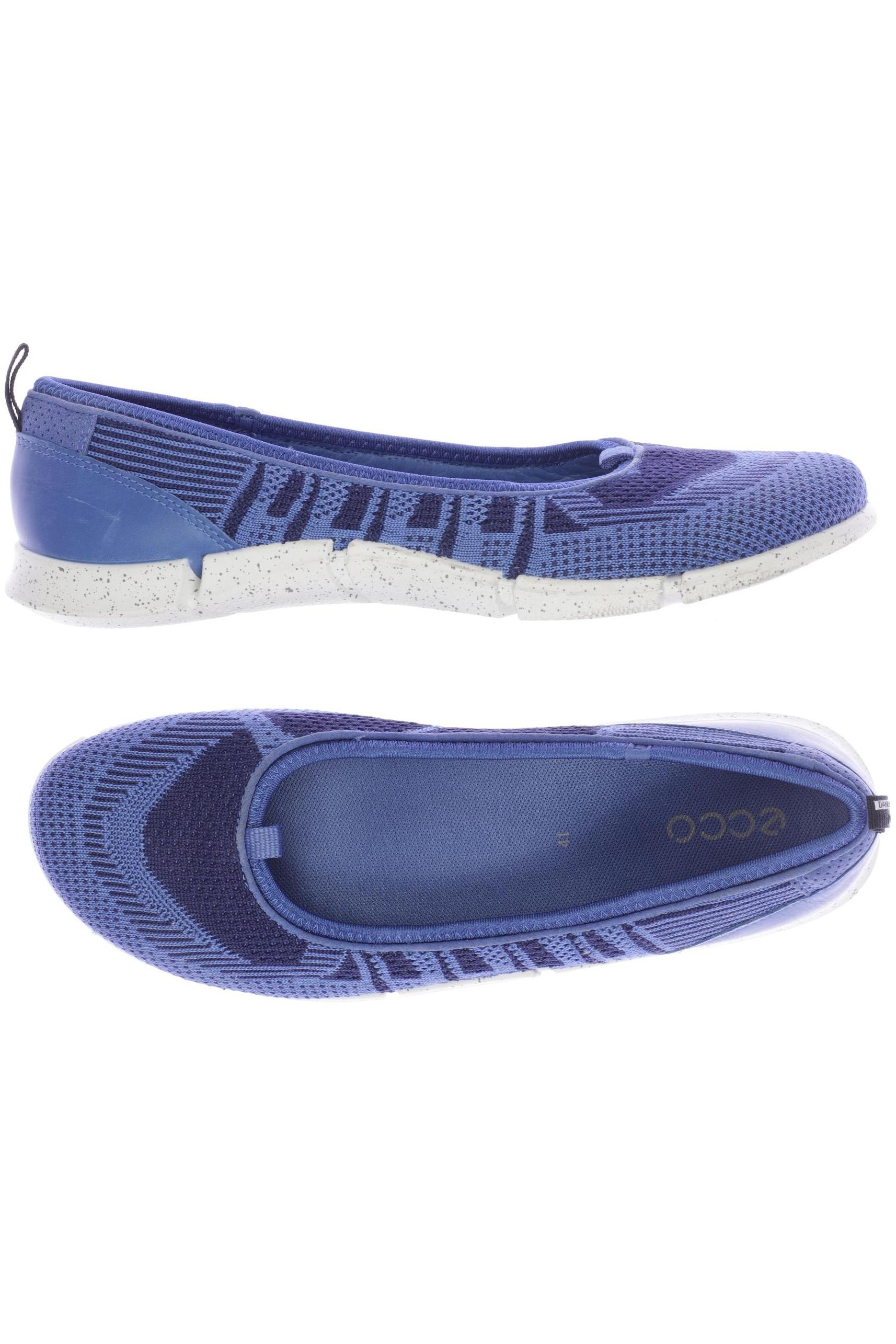 

Ecco Damen Ballerinas, blau, Gr. 41