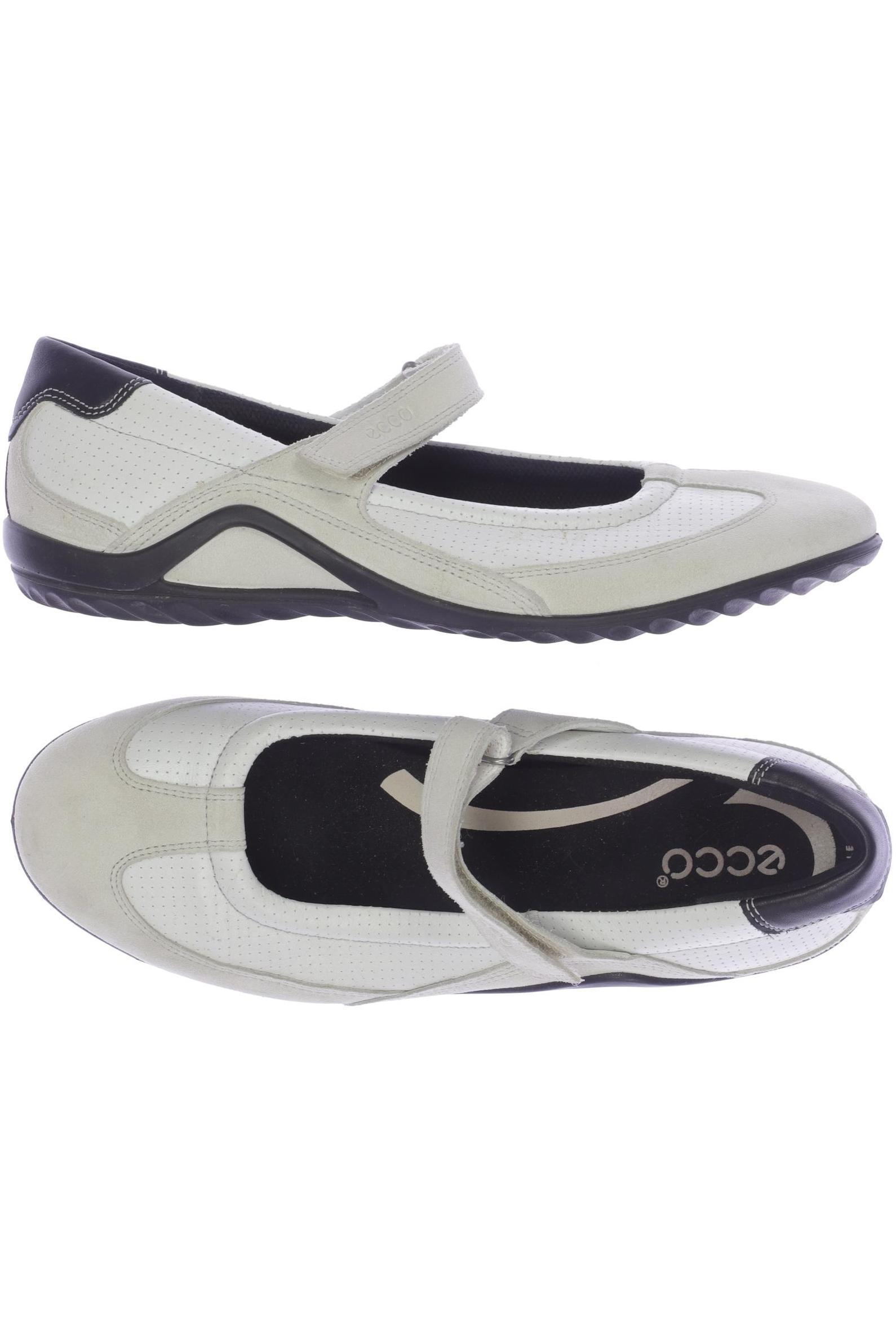 

Ecco Damen Ballerinas, weiß, Gr. 39