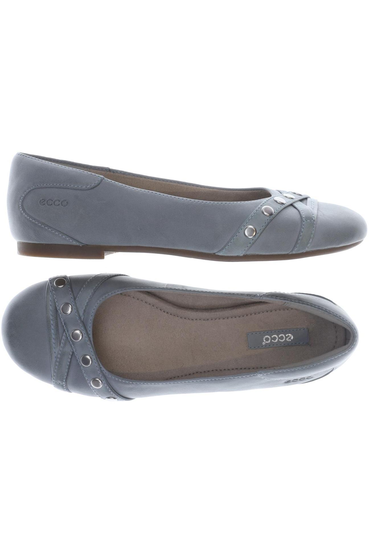 

Ecco Damen Ballerinas, blau, Gr. 35