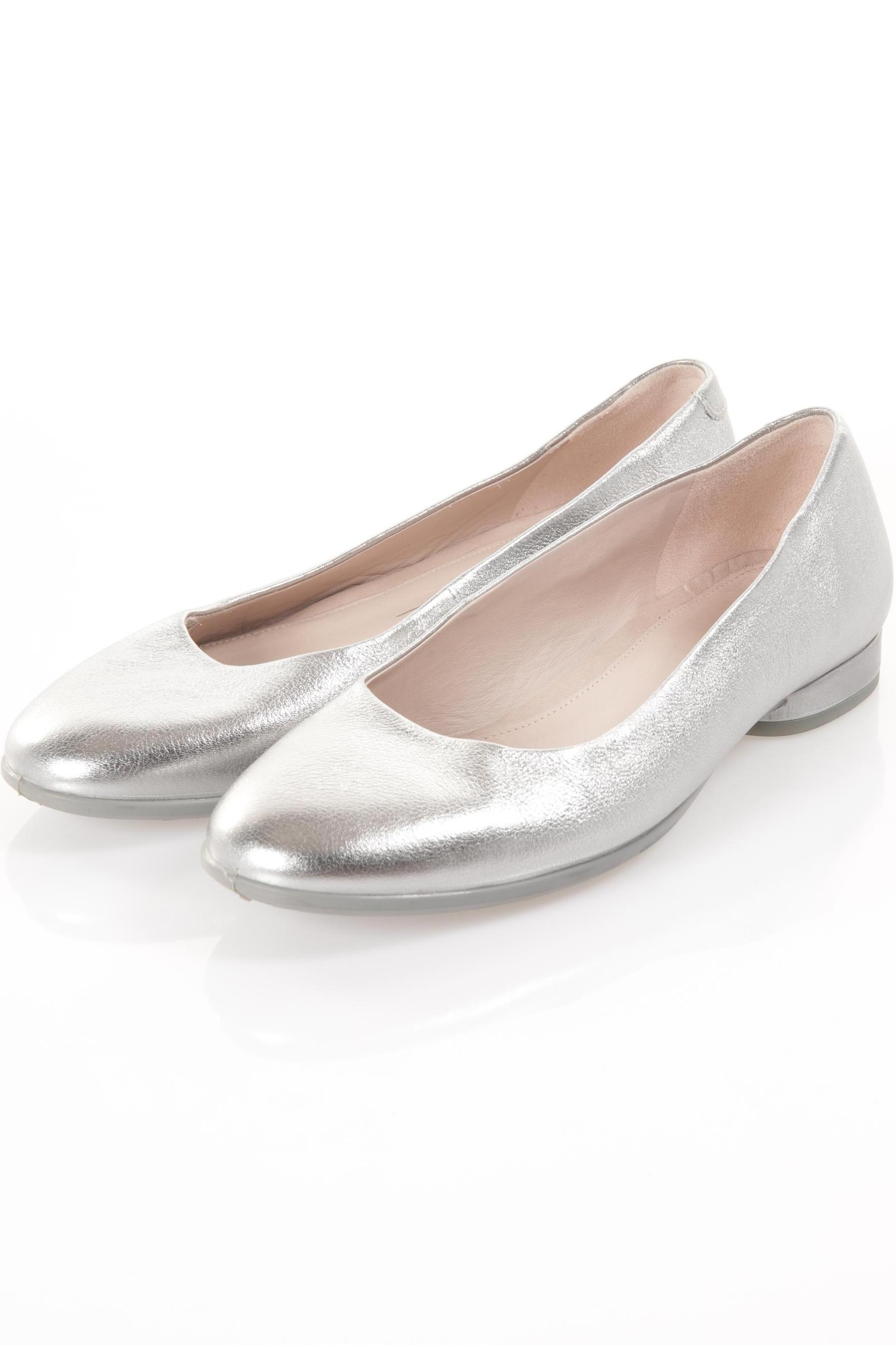 

Ecco Damen Ballerinas, silber, Gr. 40