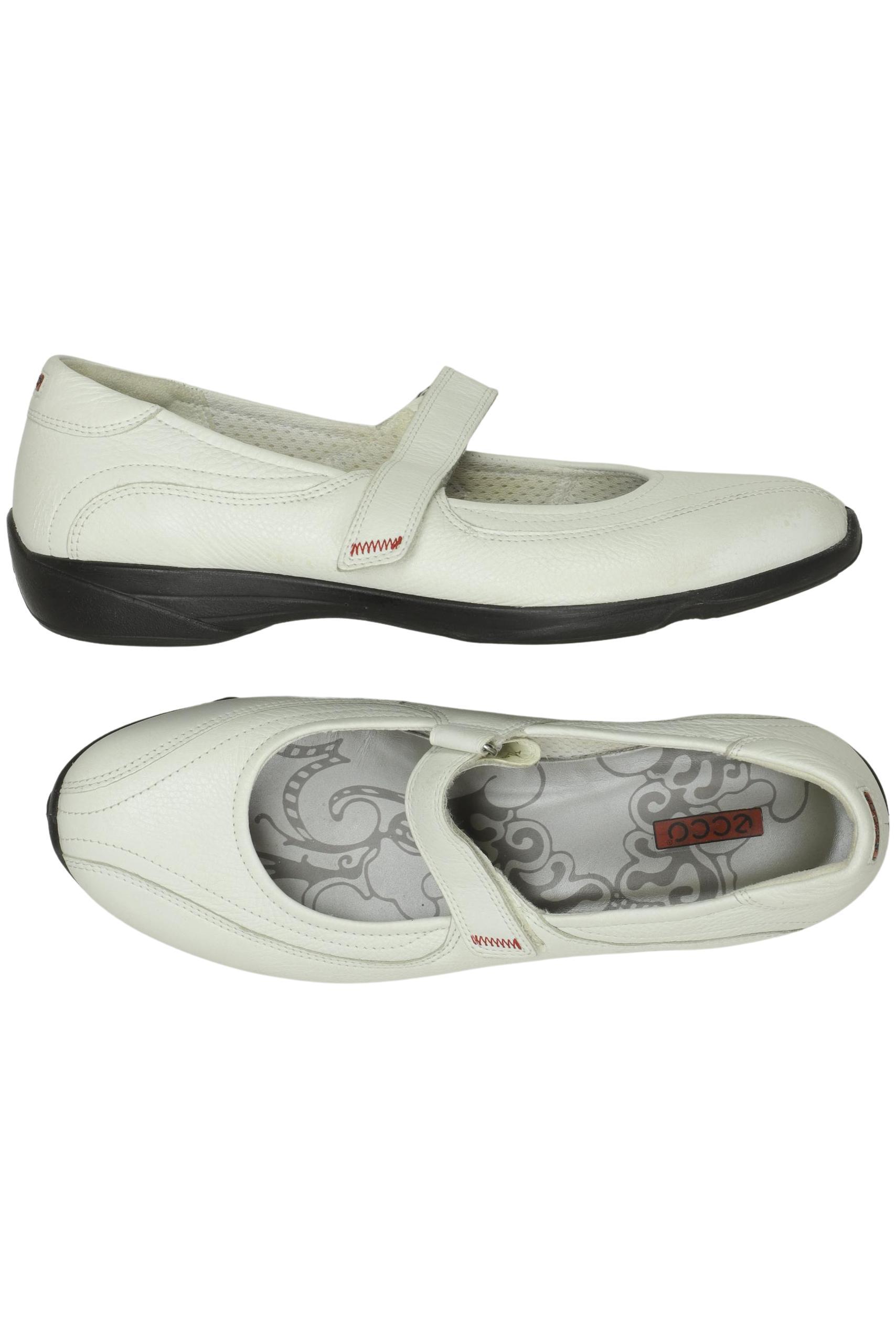 

Ecco Damen Ballerinas, weiß, Gr. 40