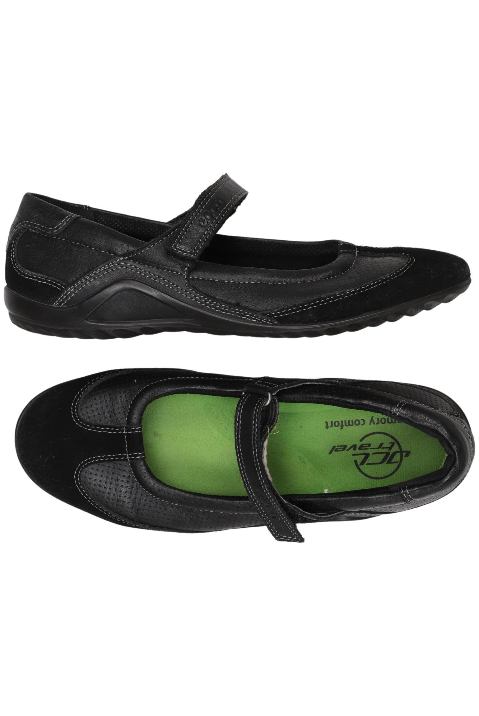 

Ecco Damen Ballerinas, schwarz, Gr. 38
