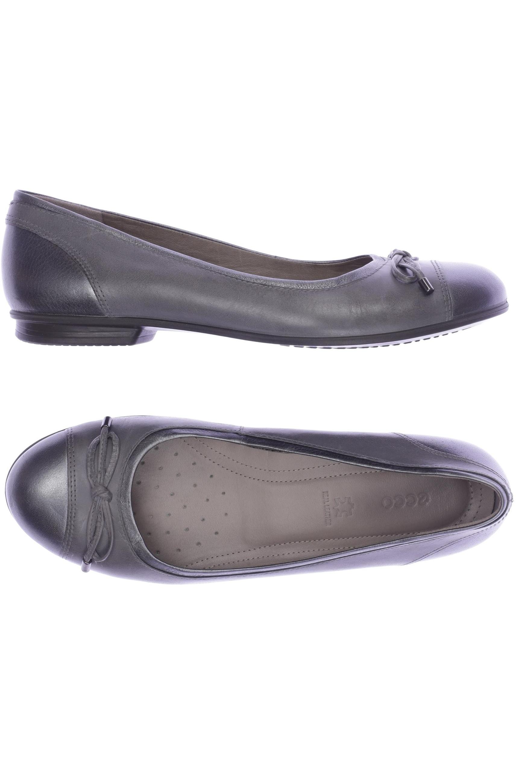 

Ecco Damen Ballerinas, grau, Gr. 39
