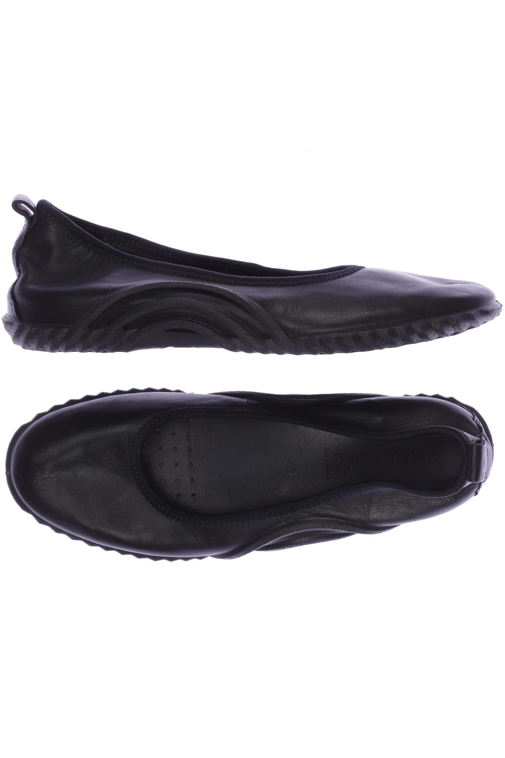 

Ecco Damen Ballerinas, schwarz, Gr. 40