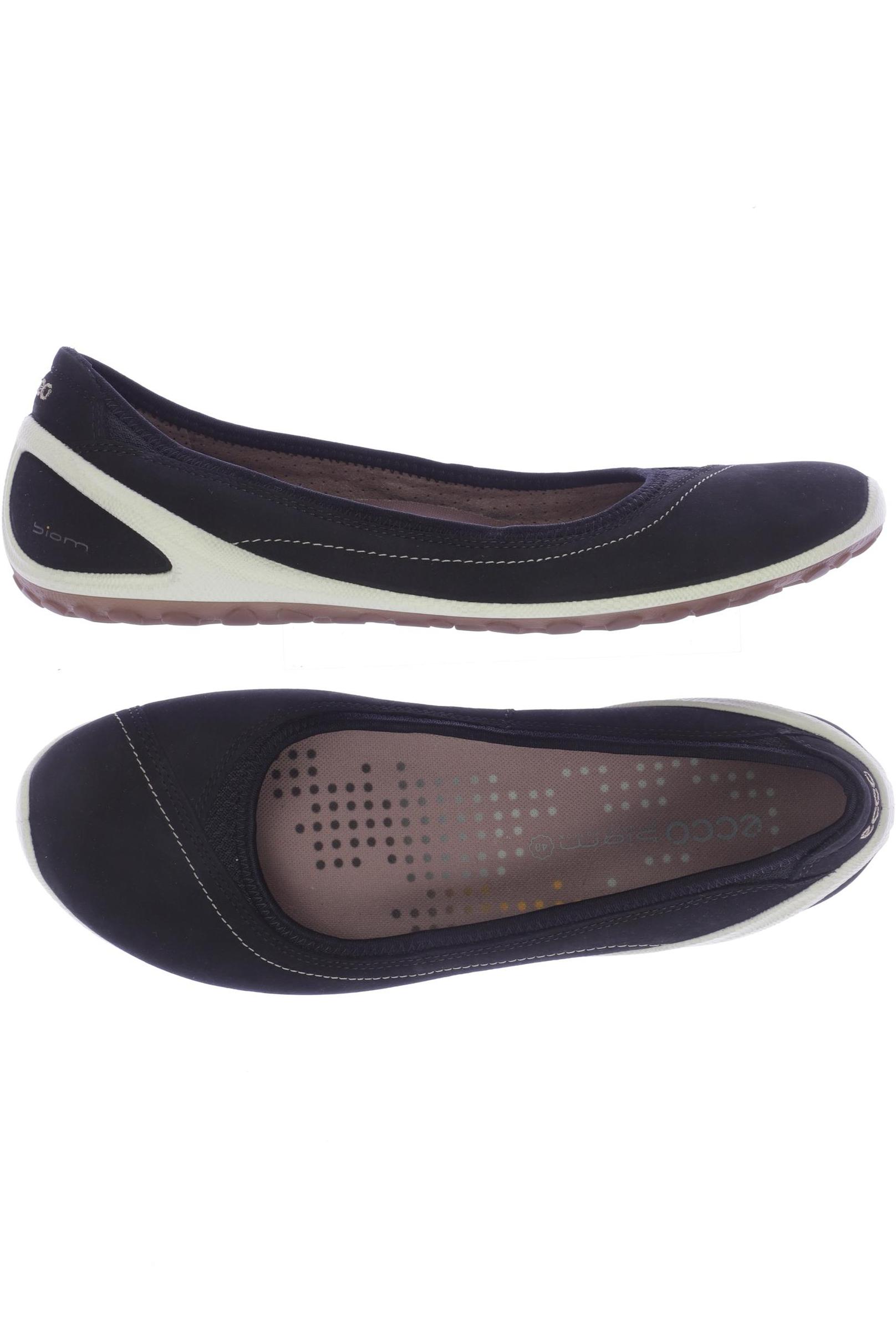 

Ecco Damen Ballerinas, schwarz, Gr. 40